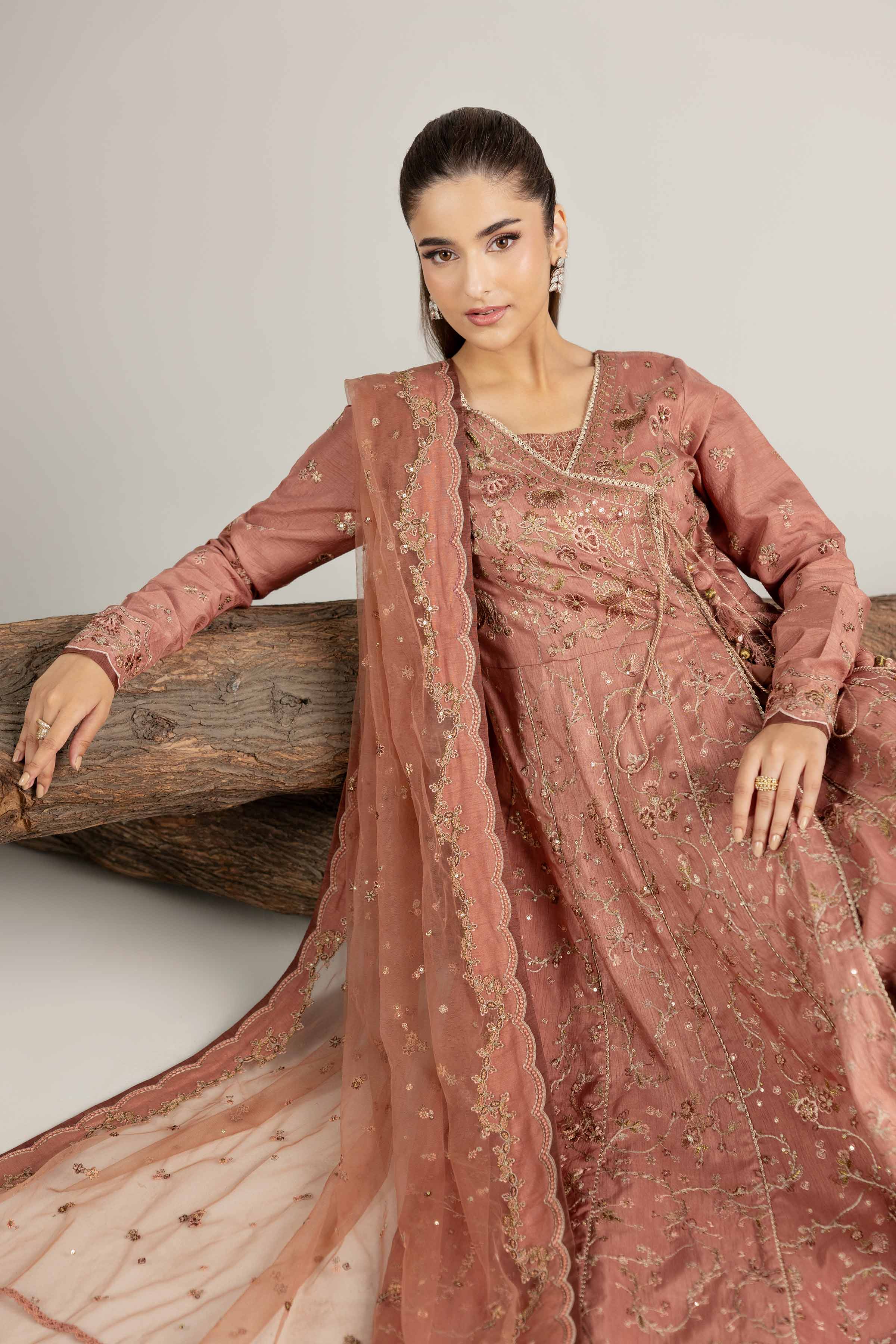 3 Piece - Embroidered Suit - 42502770 - Image 4