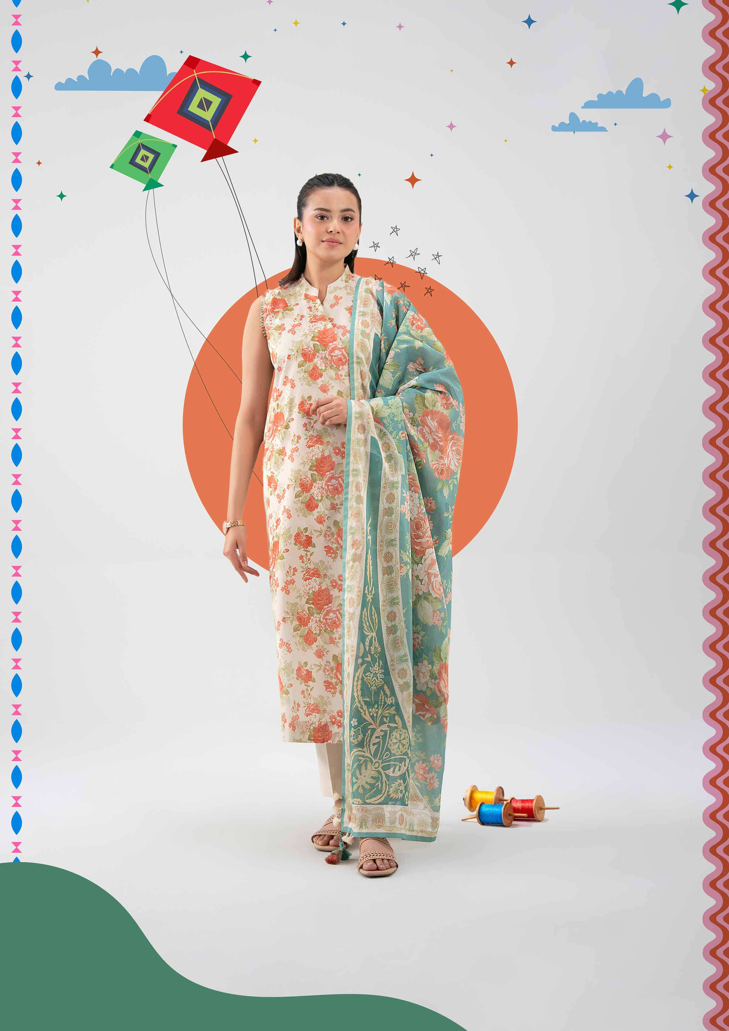 2 Piece - Digital Printed Suit - 42601008 - Image 5