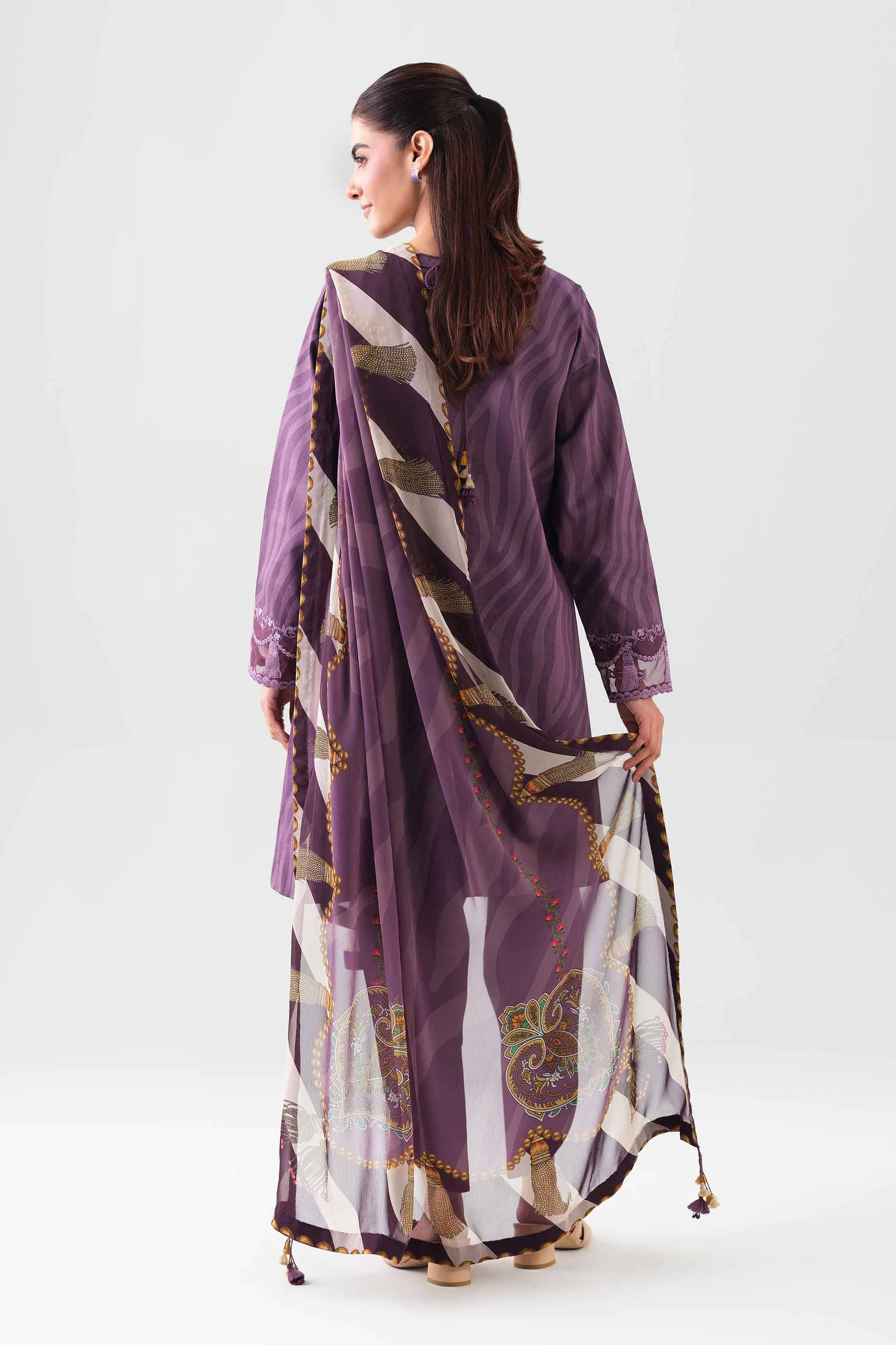 2 Piece - Digital Printed Embroidered Suit - 42601012 - Image 3