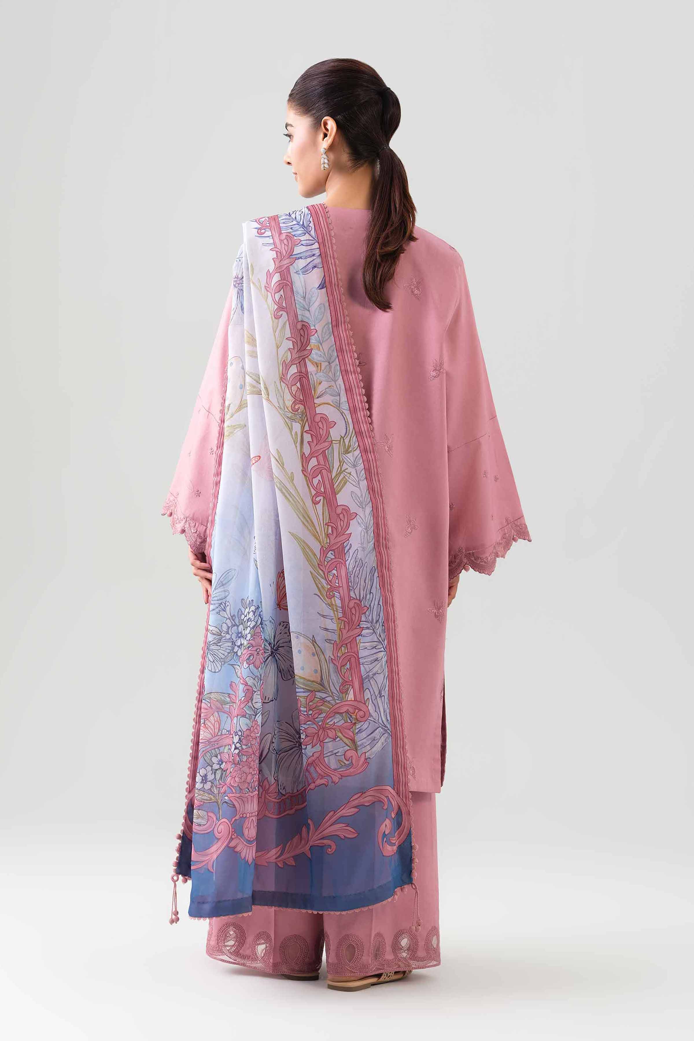 3 Piece - Digital Printed Embroidered Suit - 42601077 - Image 3