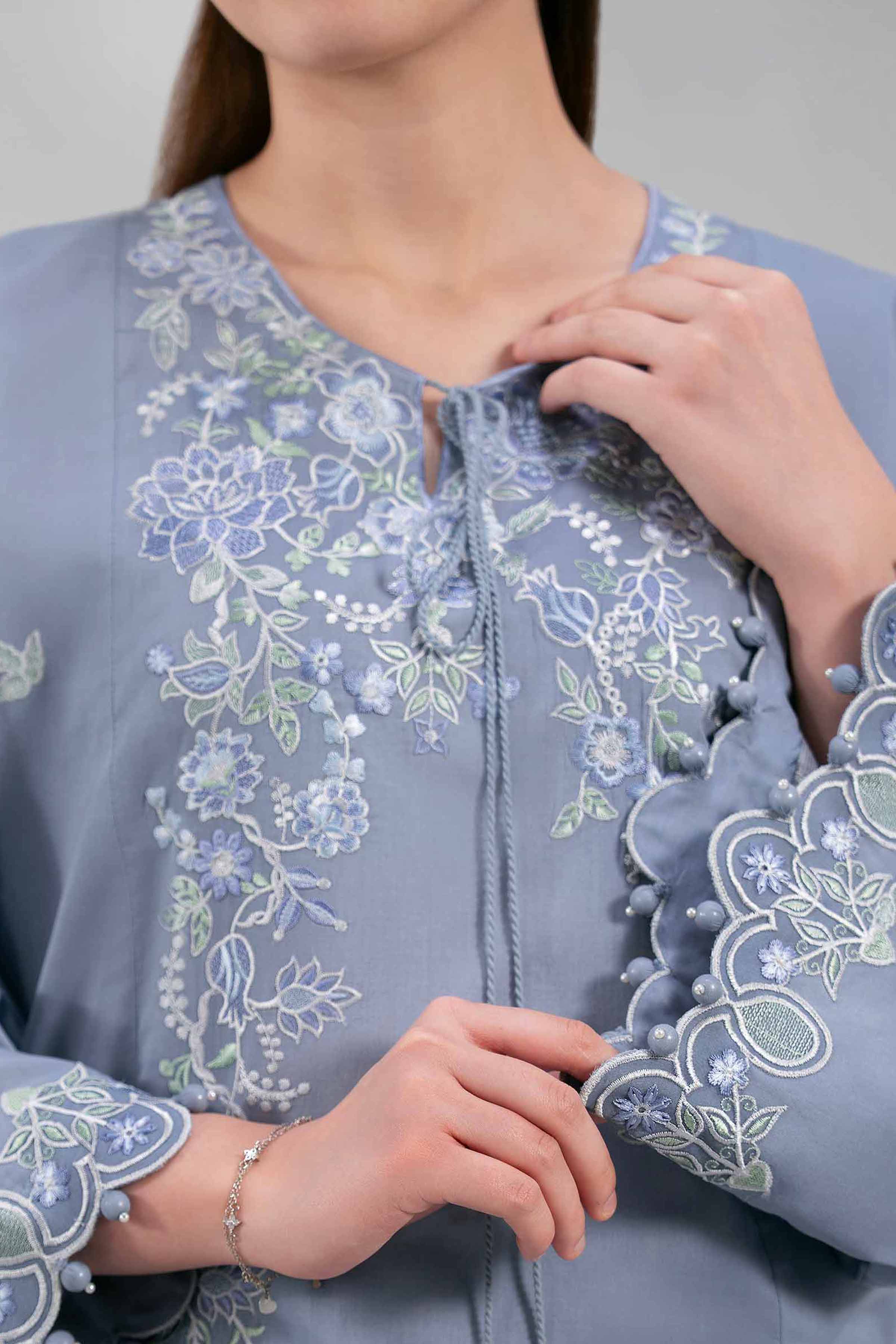 2 Piece - Digital Printed Embroidered Suit - 42601081 - Image 5