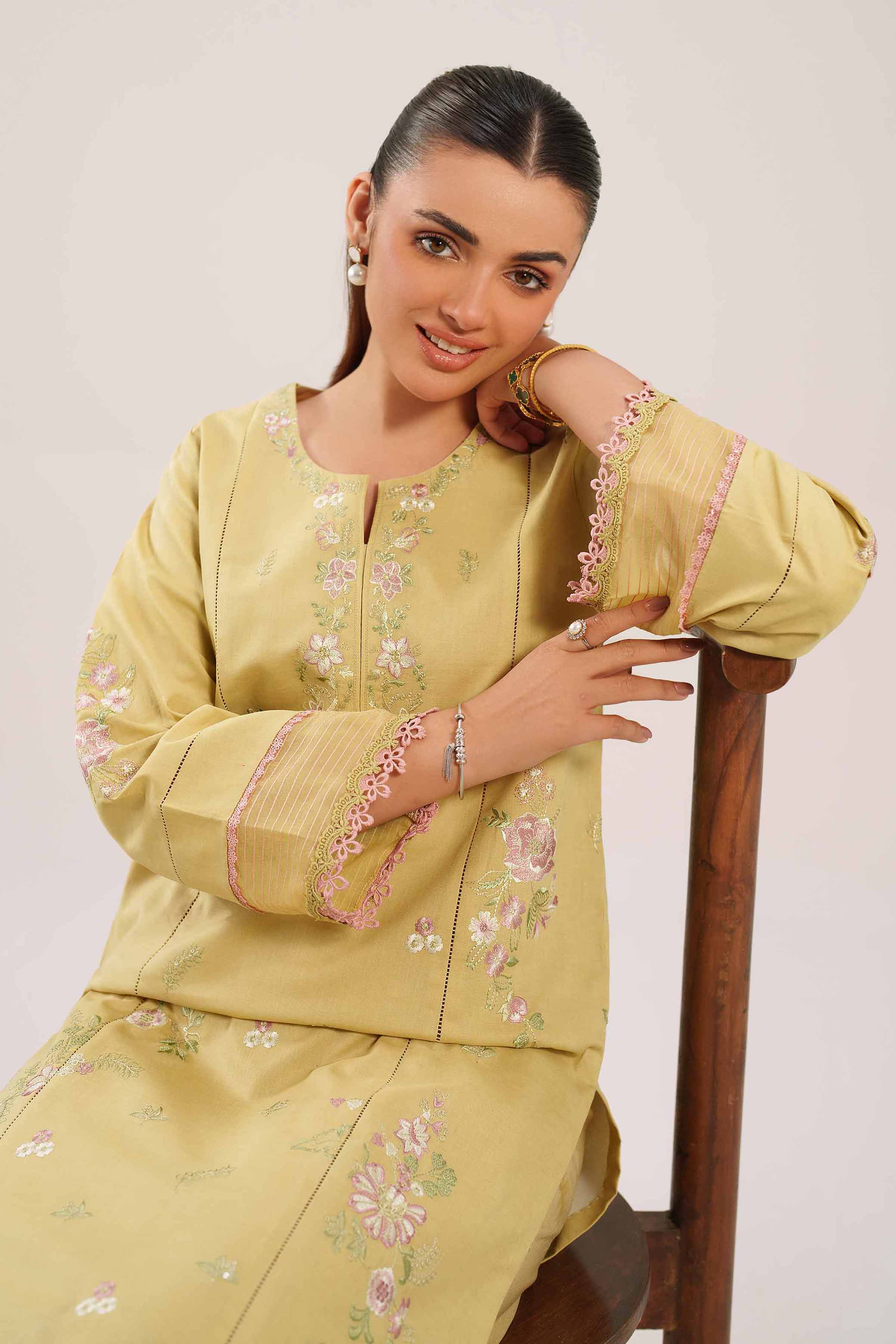 2 Piece - Digital Printed Embroidered Suit - 42601082 - Image 2