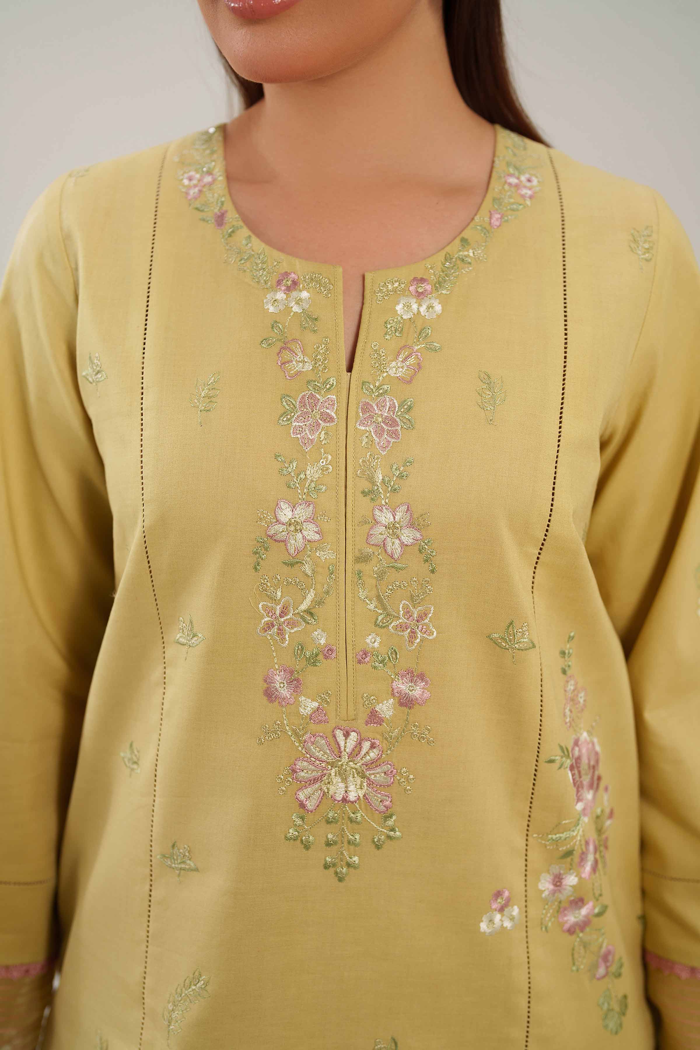 2 Piece - Digital Printed Embroidered Suit - 42601082 - Image 4