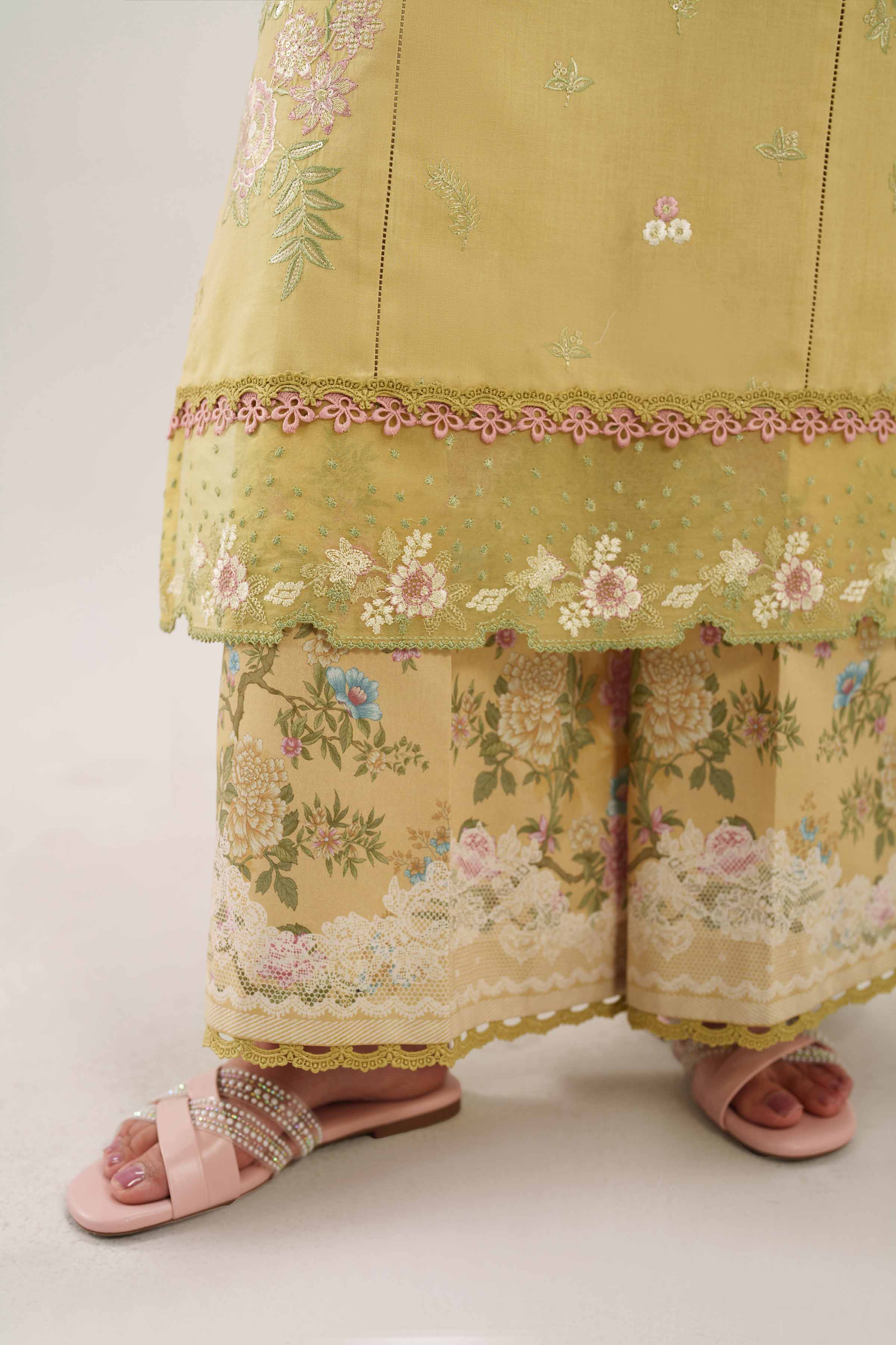 2 Piece - Digital Printed Embroidered Suit - 42601082 - Image 6