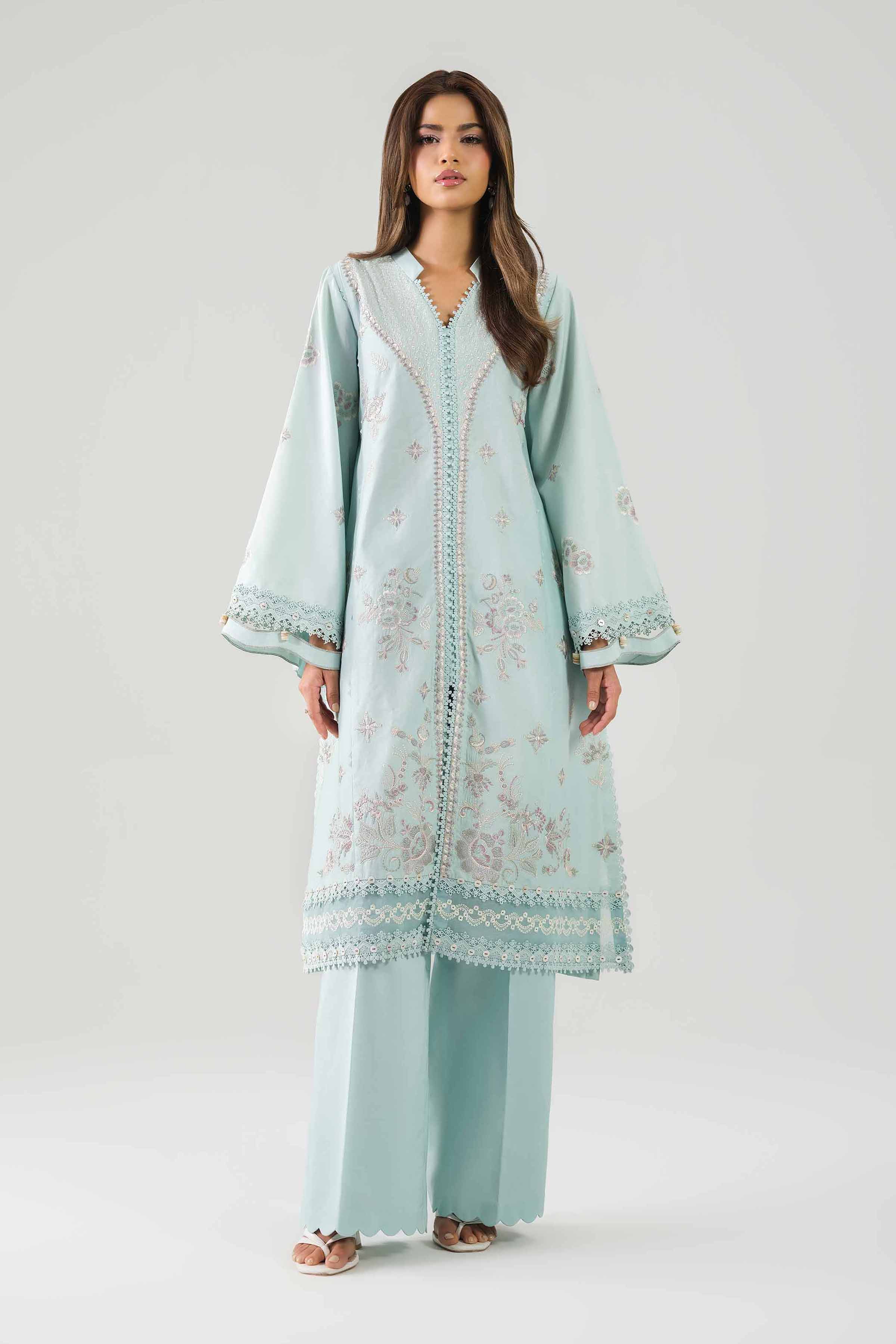 2 Piece - Embroidered Suit - 42601096