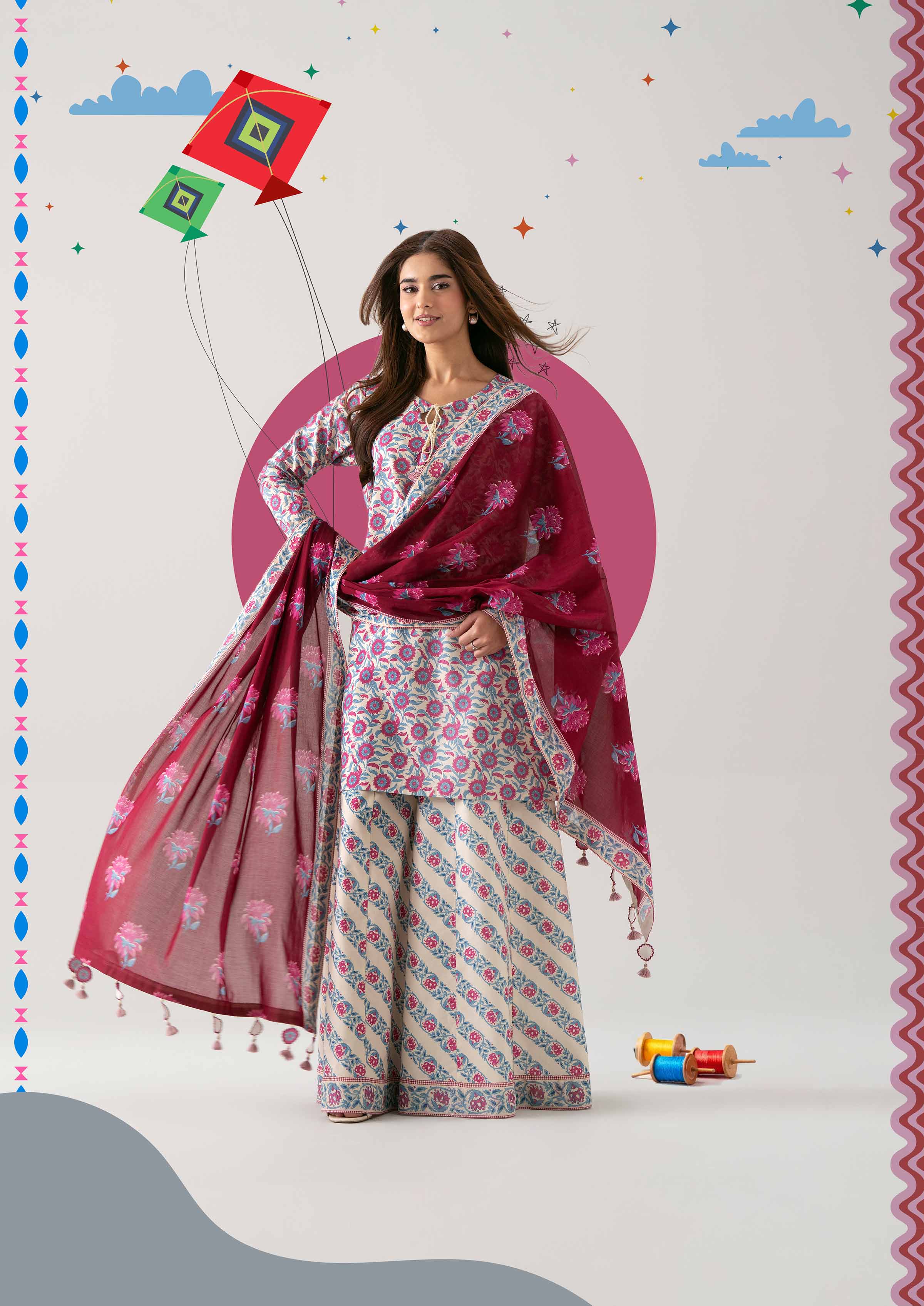 3 Piece - Printed Suit - 42601187 - Image 5