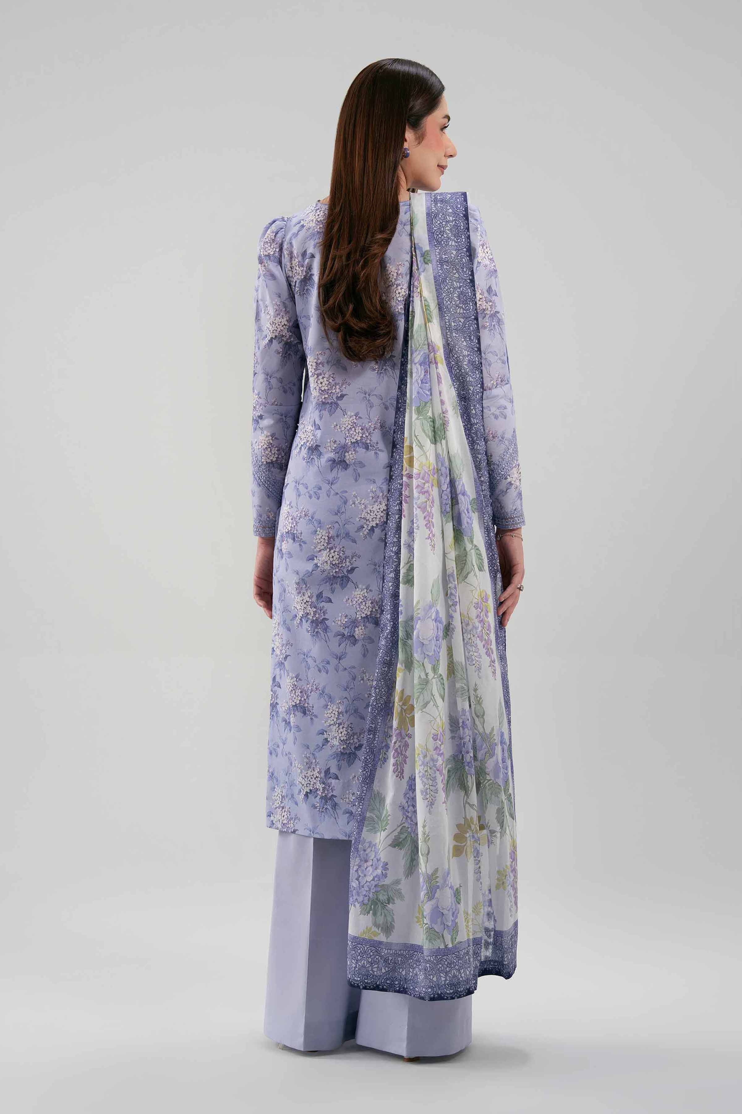 3 Piece - Digital Printed Embroidered Suit - 42601191 - Image 3