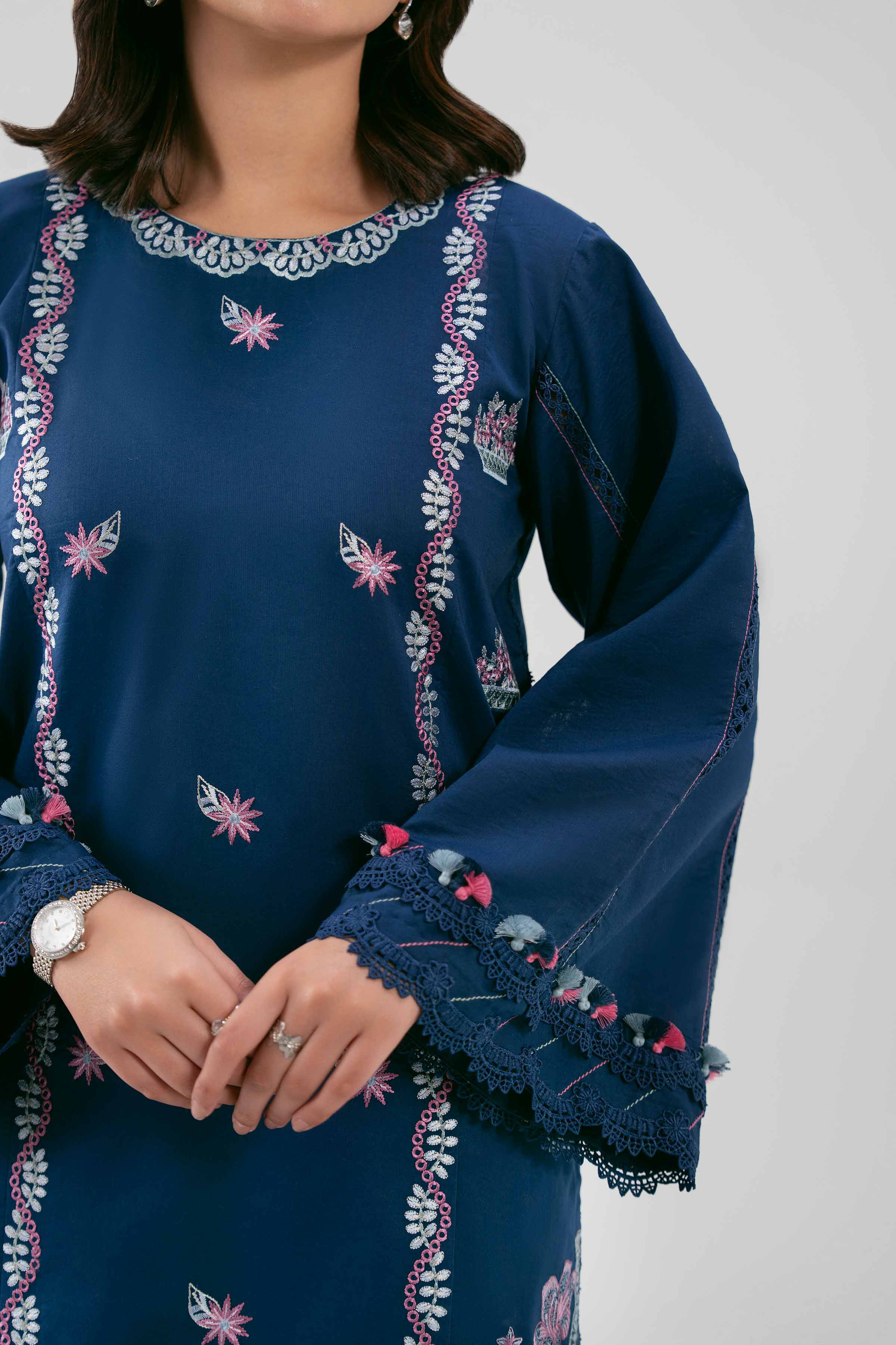 3 Piece - Digital Printed Embroidered Suit - 42601225 - Image 5