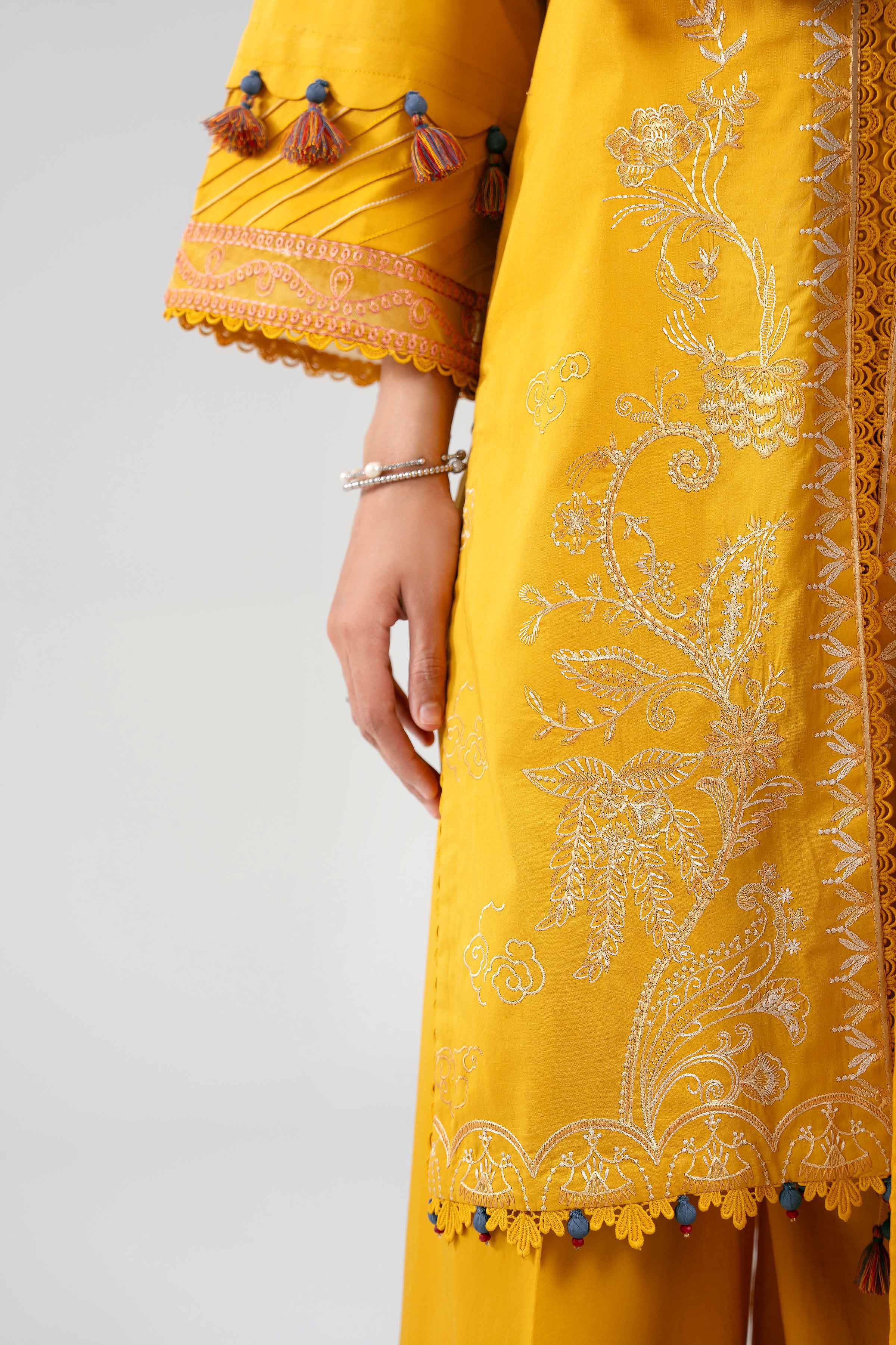 3 Piece - Digital Printed Embroidered Suit - 42601227 - Image 4