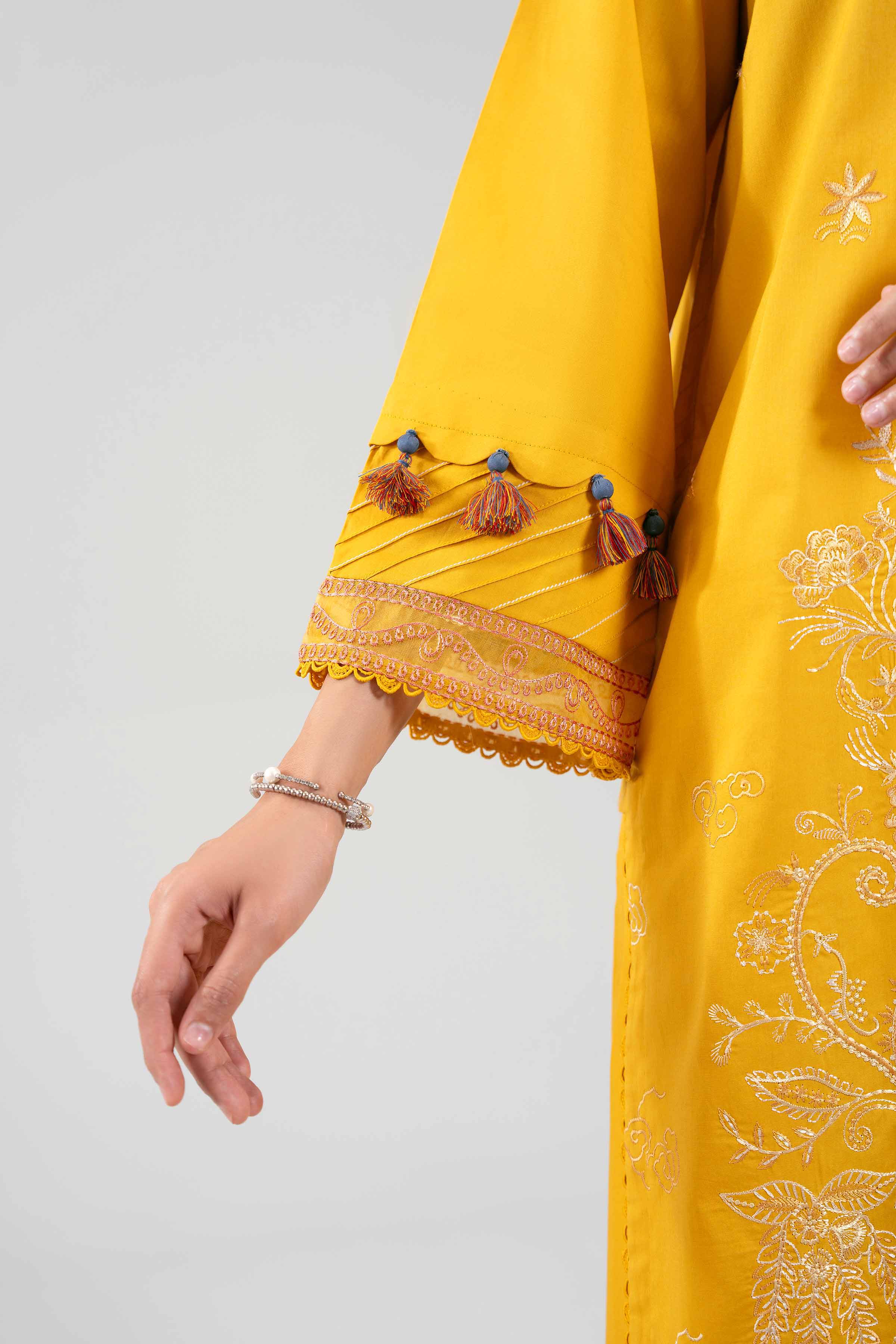 3 Piece - Digital Printed Embroidered Suit - 42601227 - Image 5