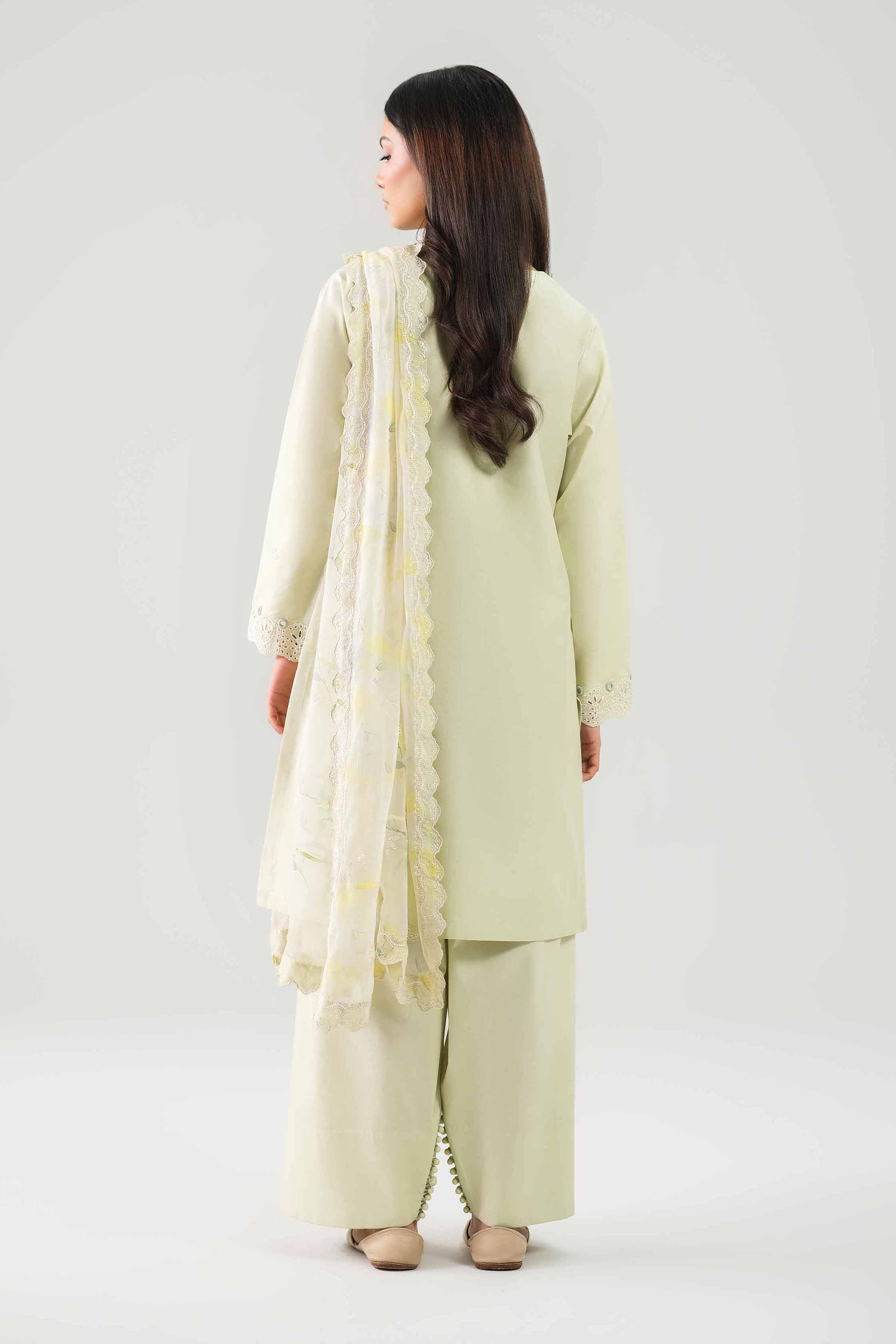 3 Piece - Digital Printed Embroidered Suit - 42601231 - Image 3