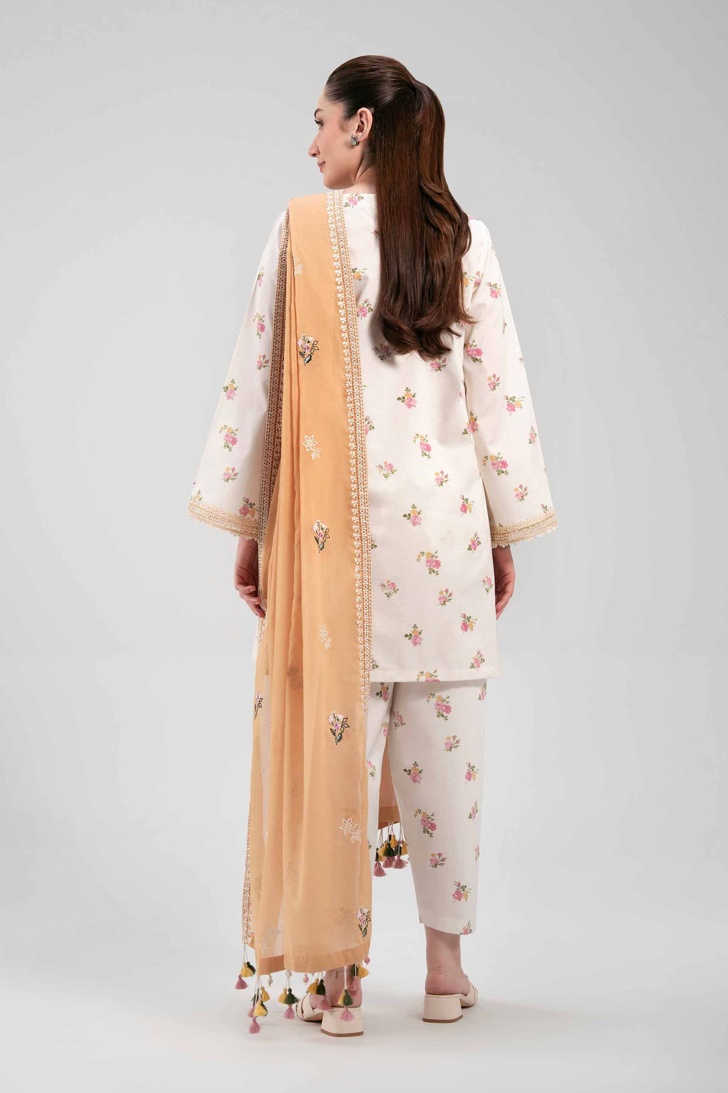 3 Piece - Printed Embroidered Suit - 42601265 - Image 3