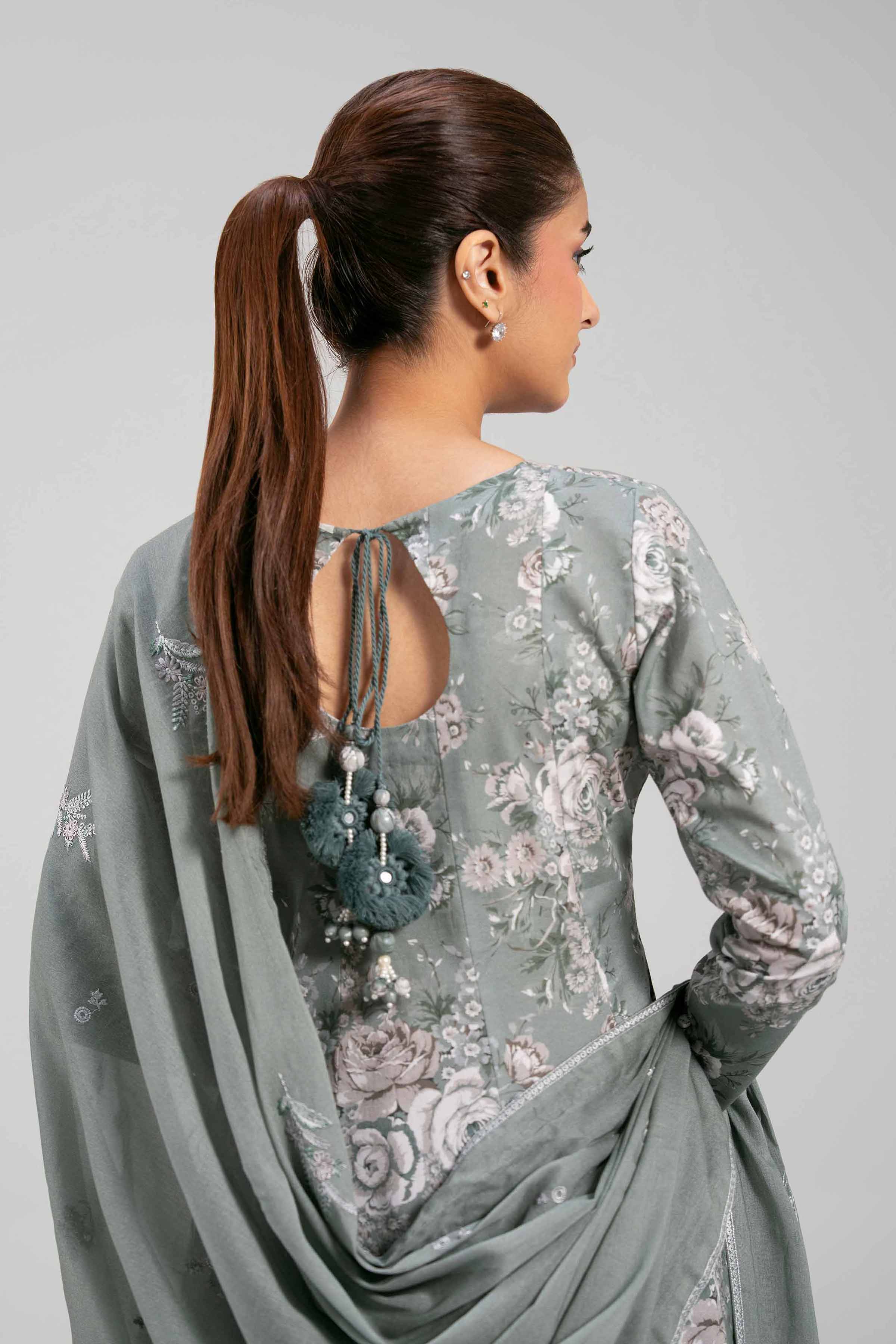 3 Piece - Printed Embroidered Suit - 42601266 - Image 5