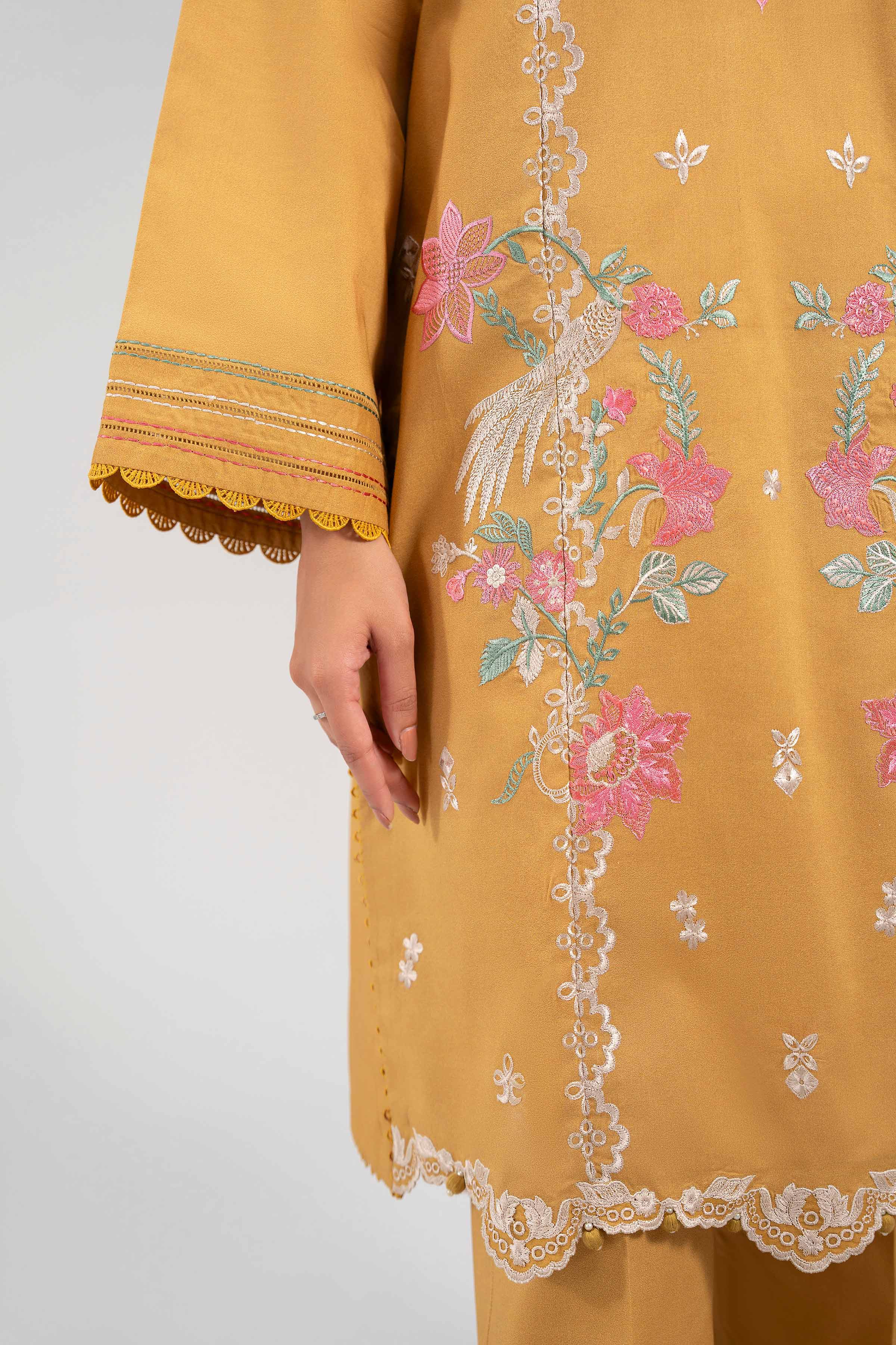 3 Piece - Printed Embroidered Suit - 42601271 - Image 4