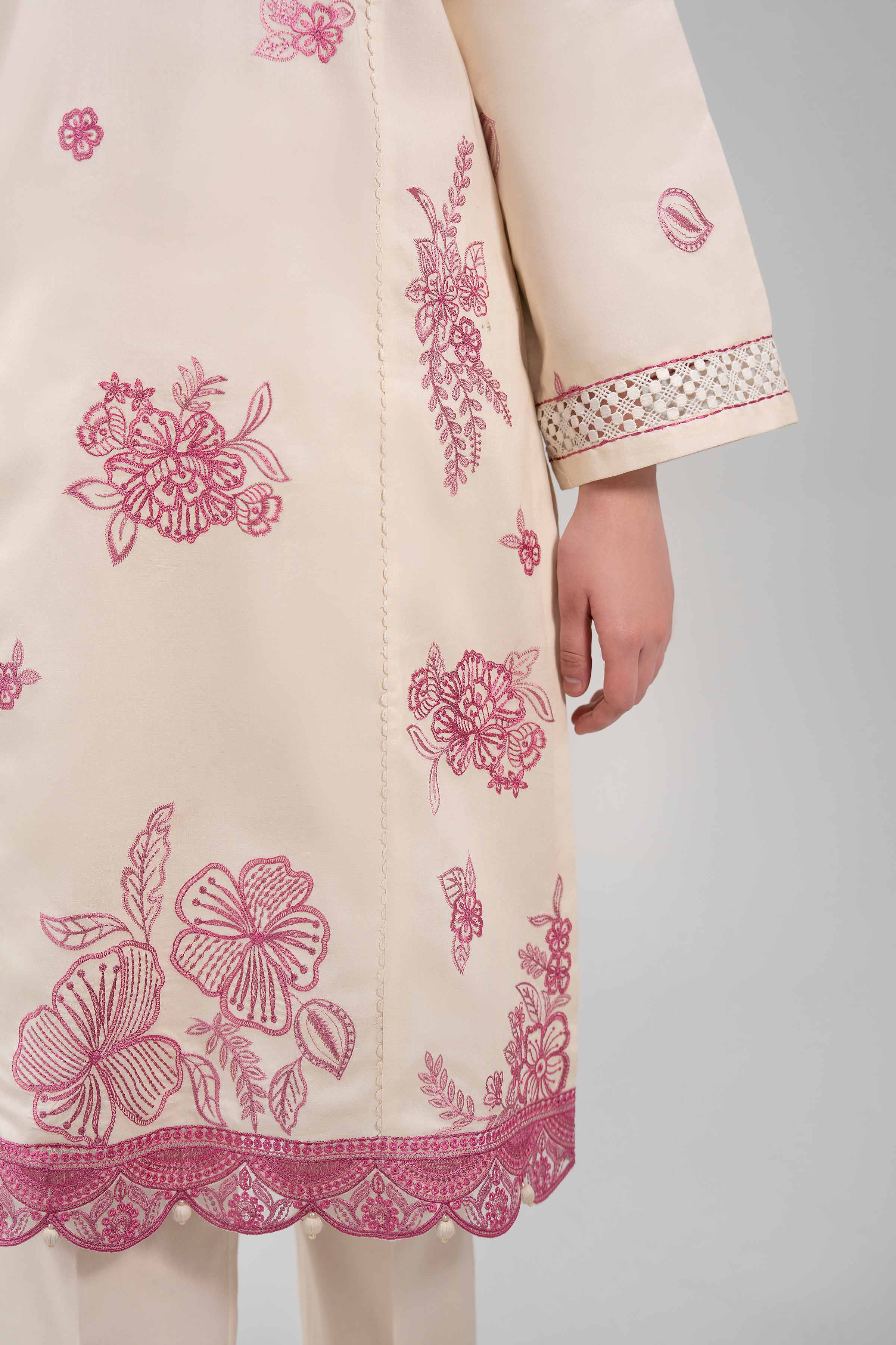 3 Piece - Printed Embroidered Suit - 42601276 - Image 4