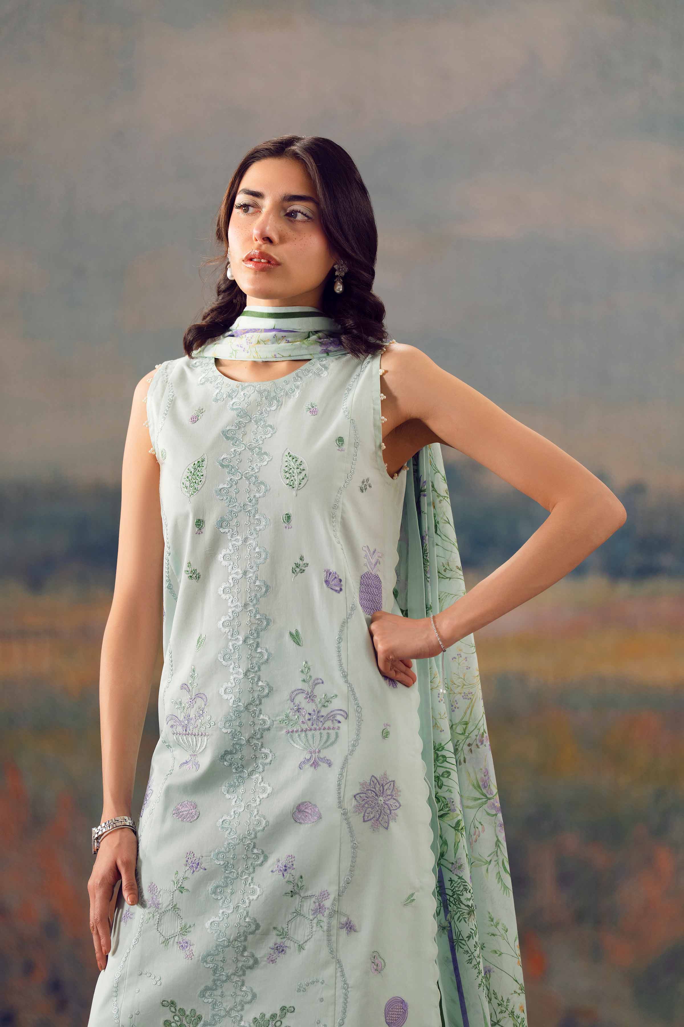 3 Piece - Printed Embroidered Suit - 42601280 - Image 6