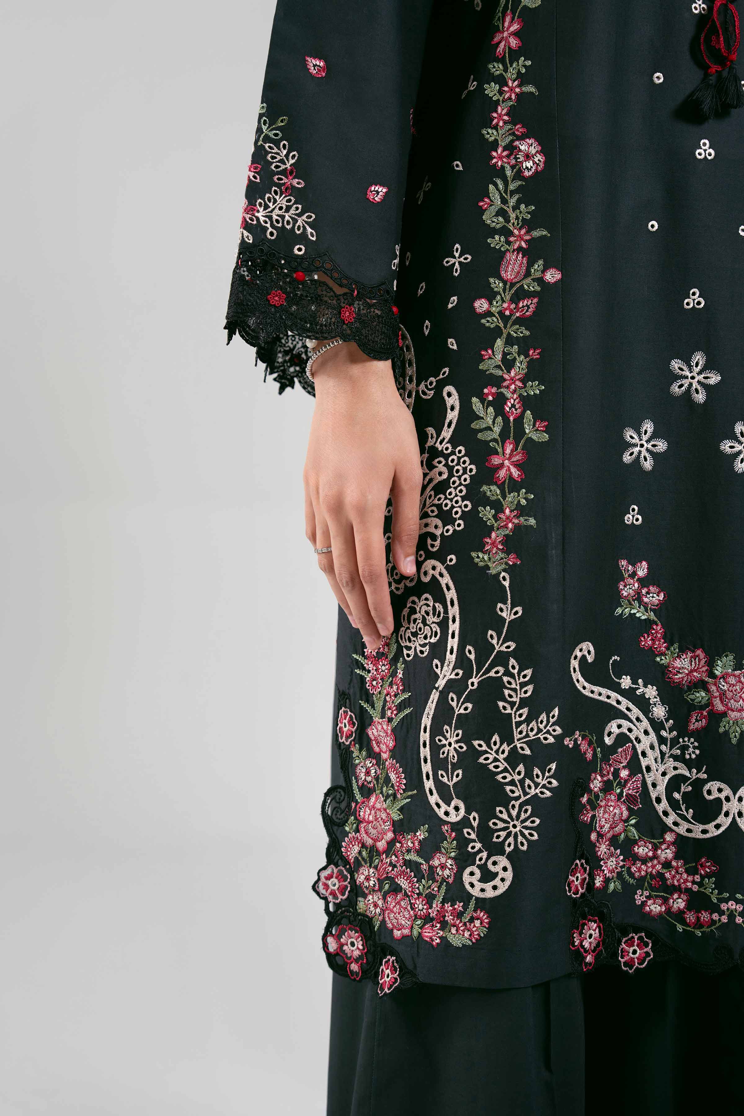 3 Piece - Digital Printed Embroidered Suit - 42601308 - Image 6