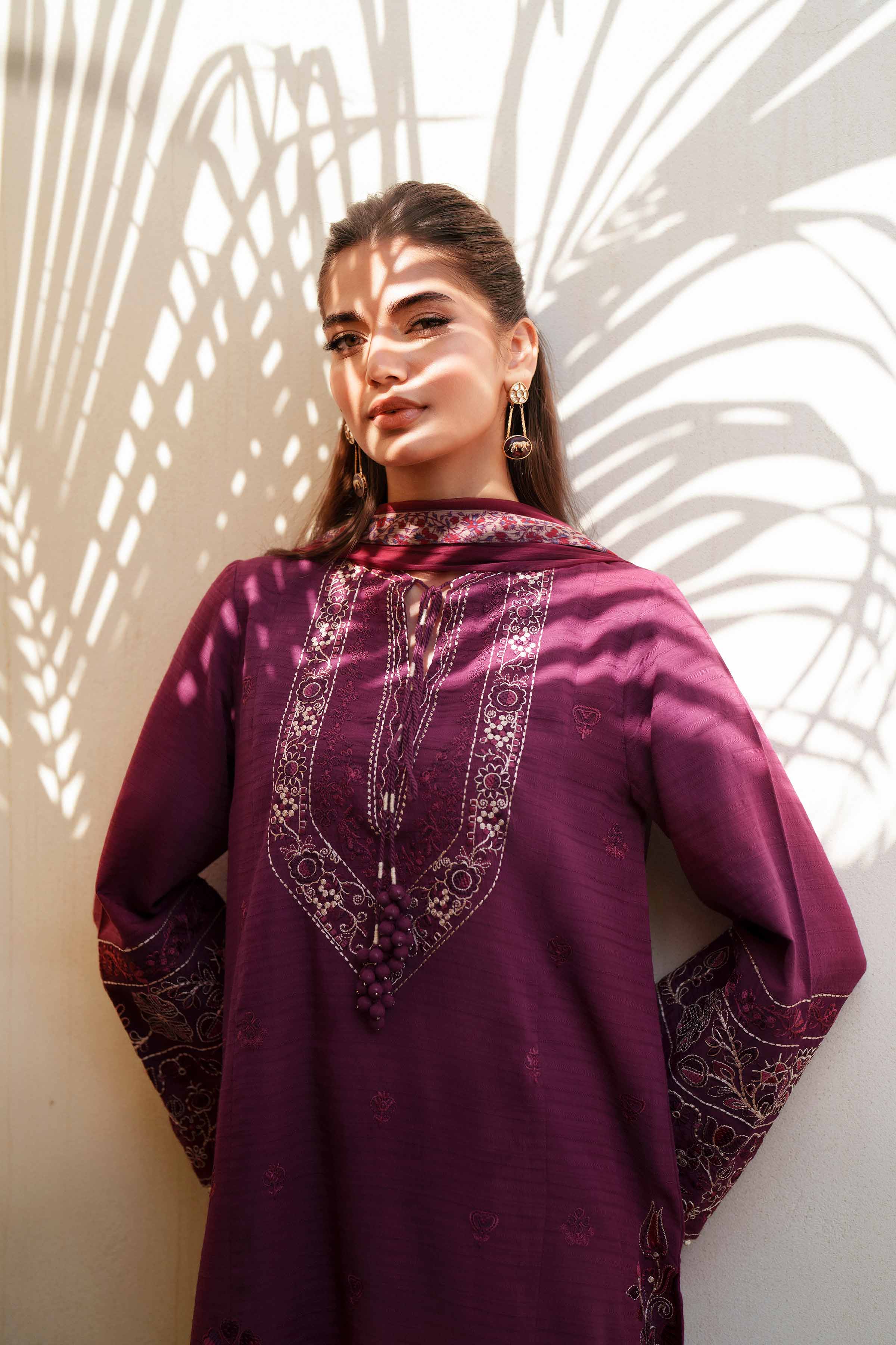 3 Piece - Digital Printed Embroidered Suit - 42601311 - Image 6