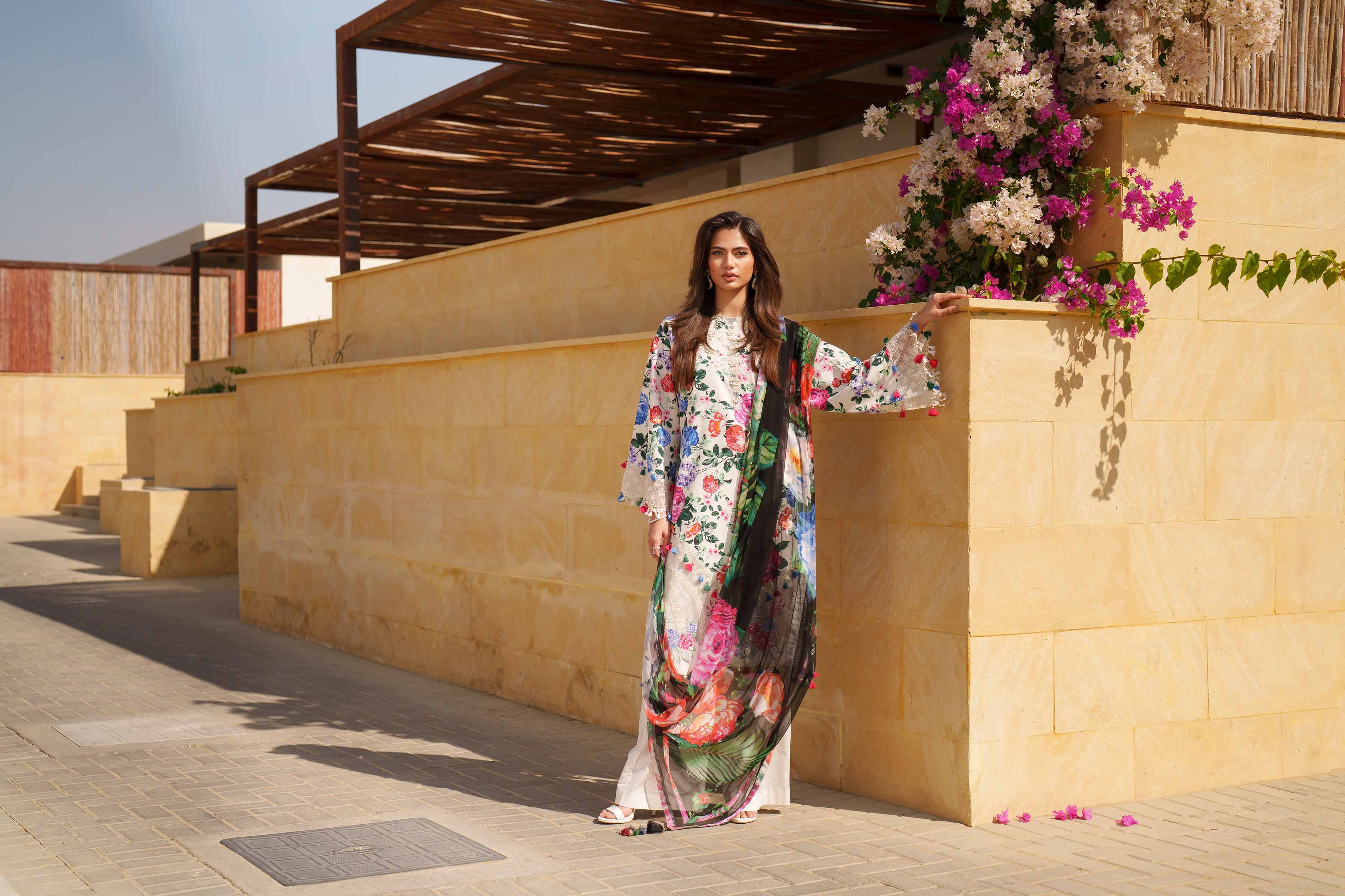 3 Piece - Digital Printed Embroidered Suit - 42601331 - Image 6