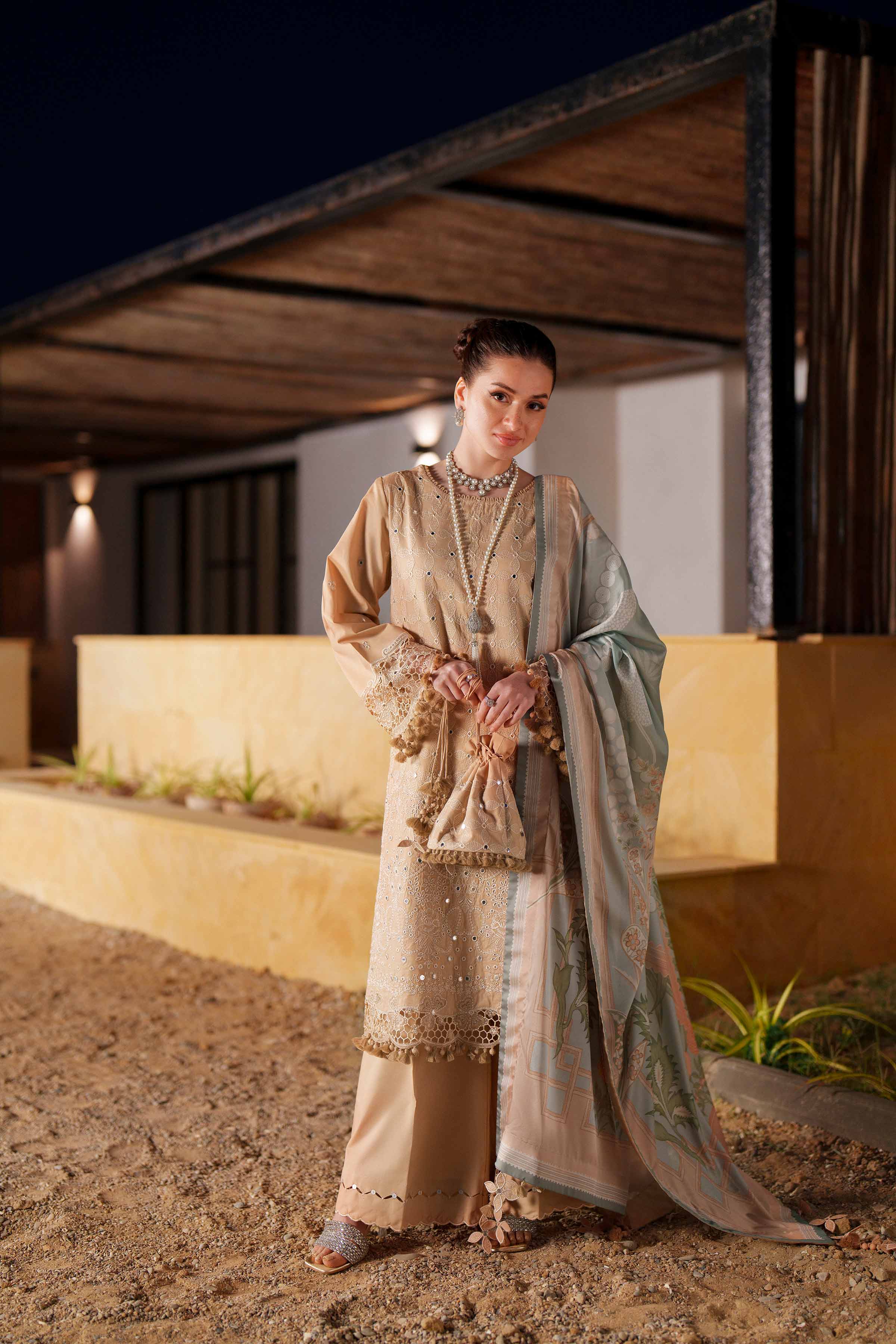 3 Piece - Digital Printed Embroidered Suit - 42601351 - Image 4