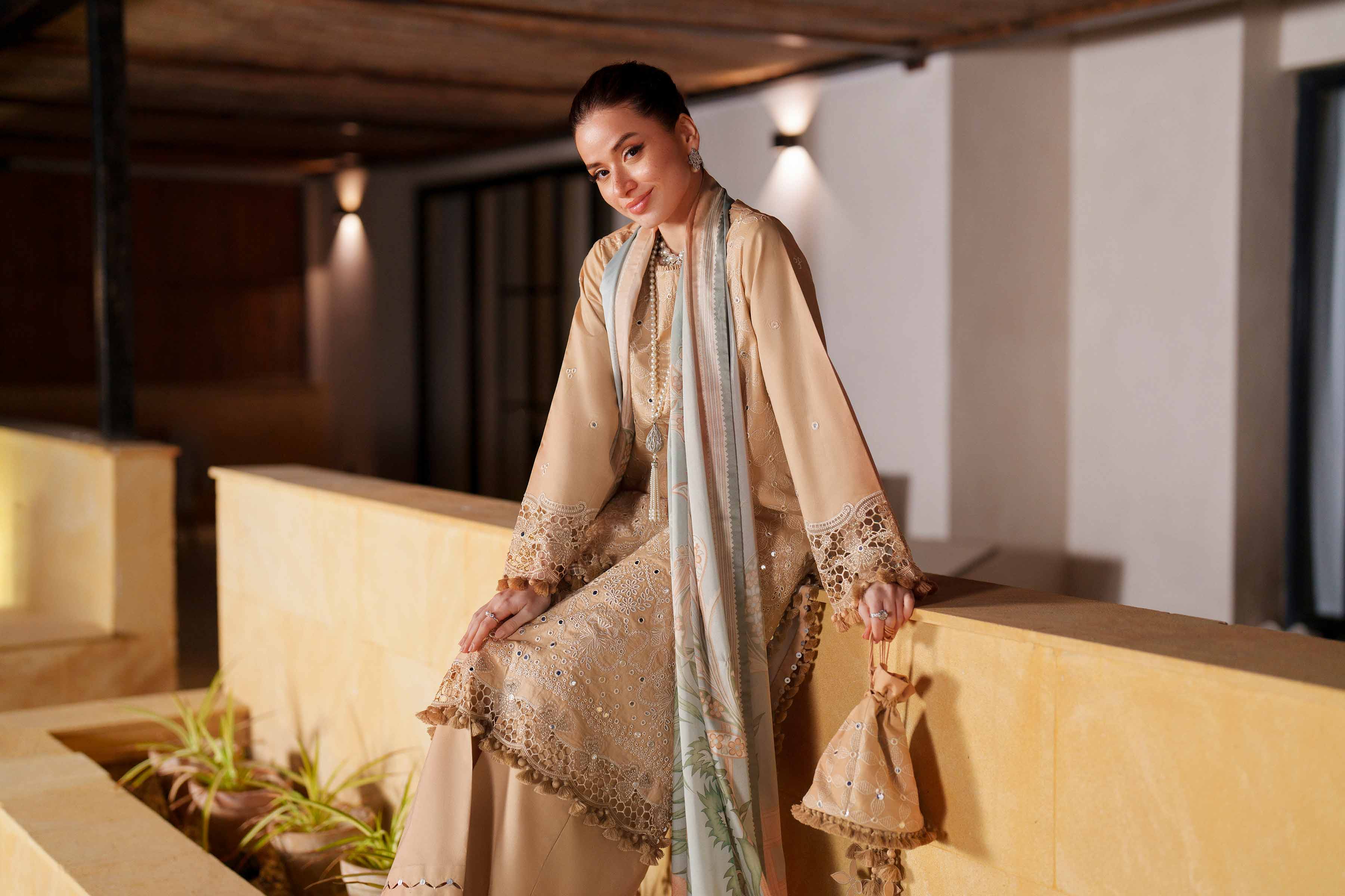 3 Piece - Digital Printed Embroidered Suit - 42601351 - Image 6