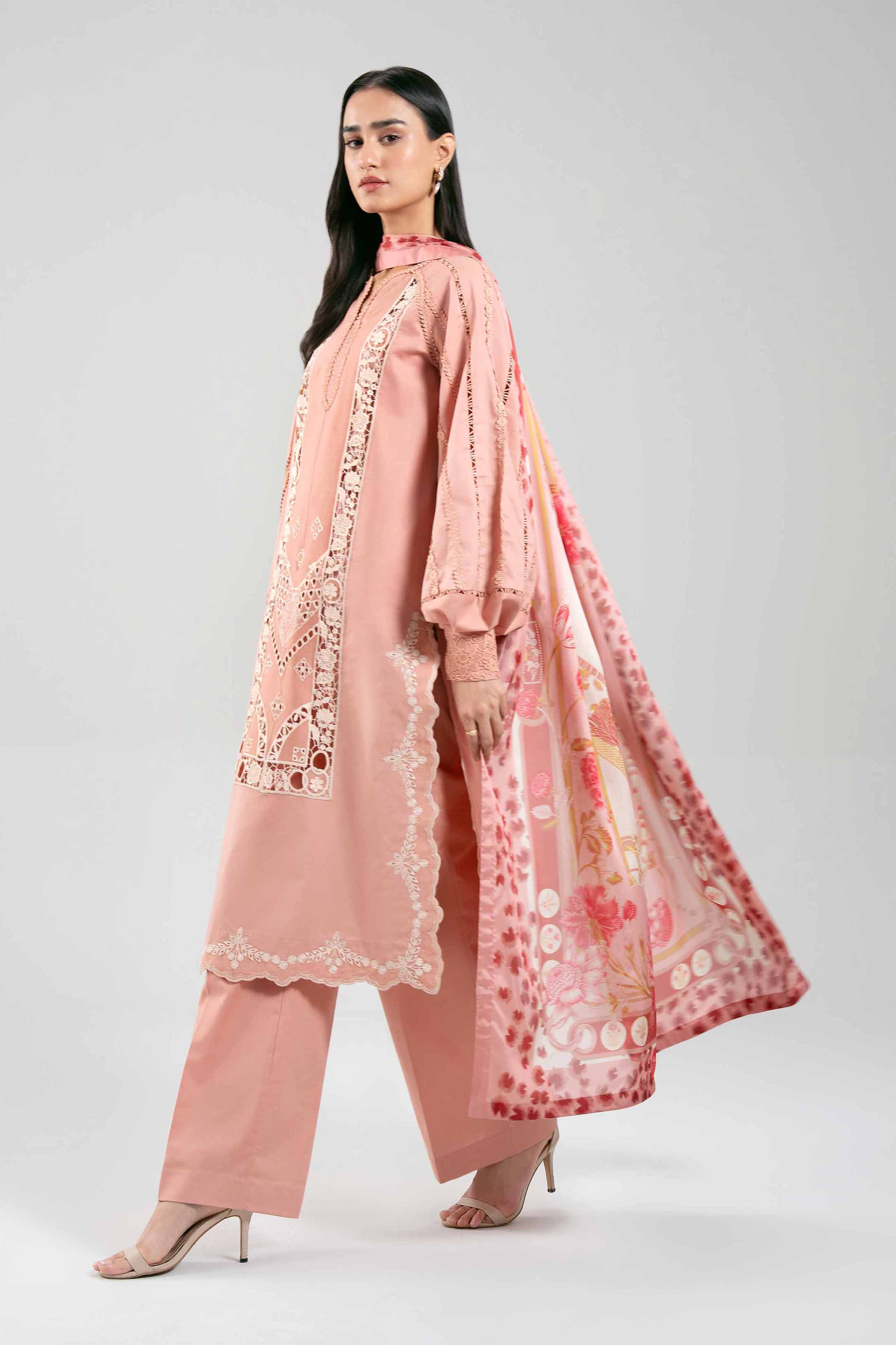 3 Piece - Digital Printed Embroidered Suit - 42601352 - Image 6