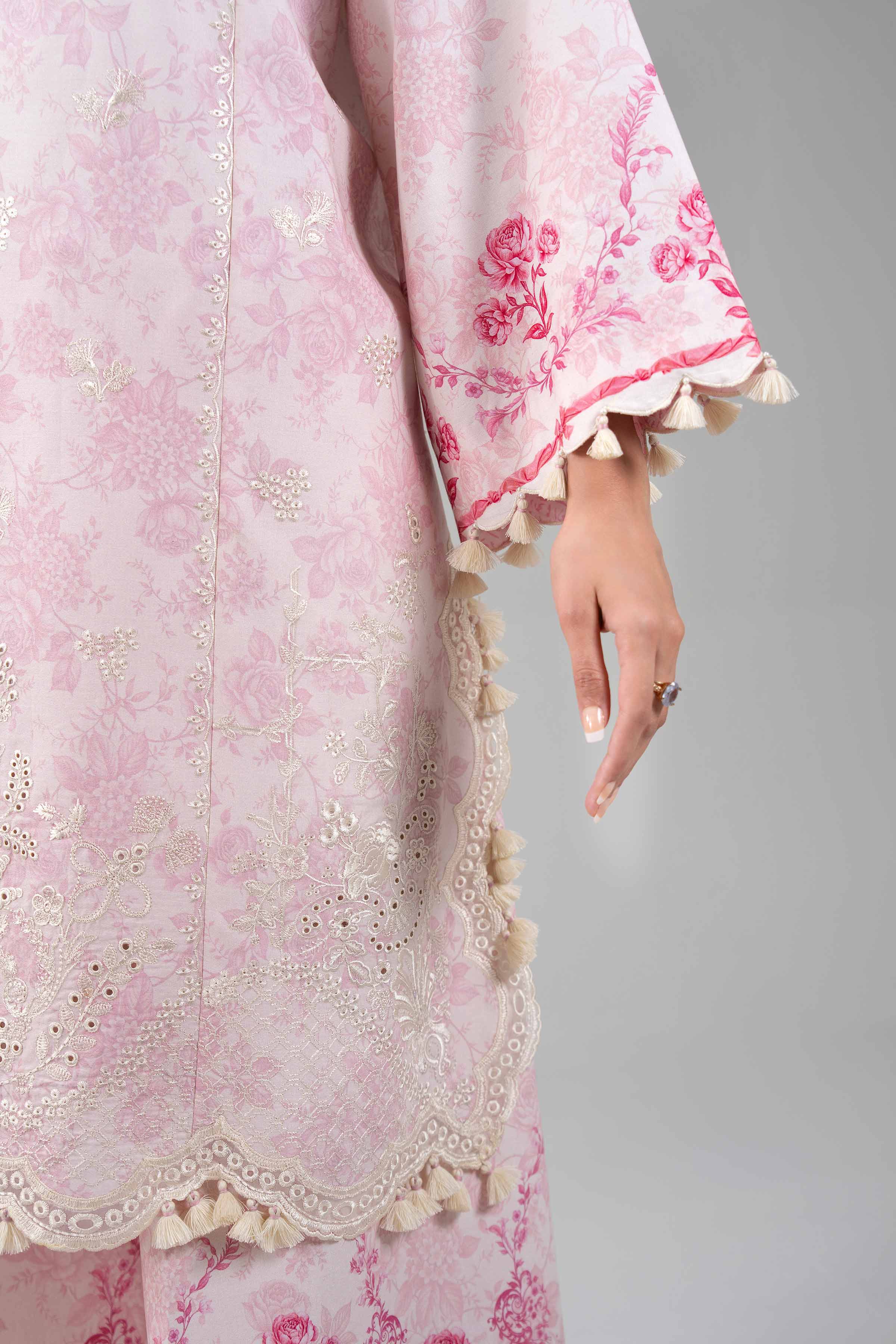 3 Piece - Digital Printed Embroidered Suit - 42601384 - Image 4