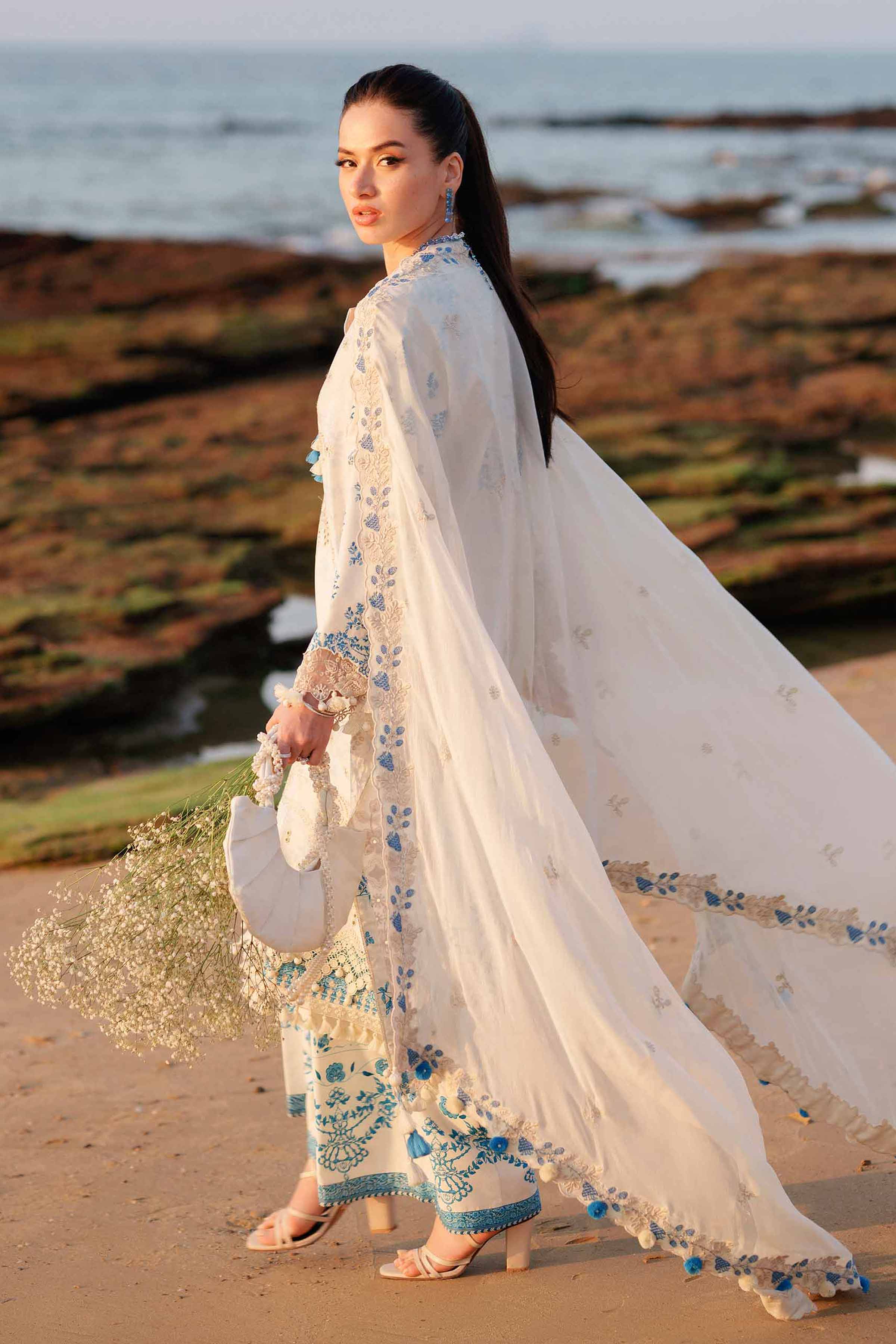 3 Piece - Digital Printed Embroidered Suit - 42601385 - Image 2