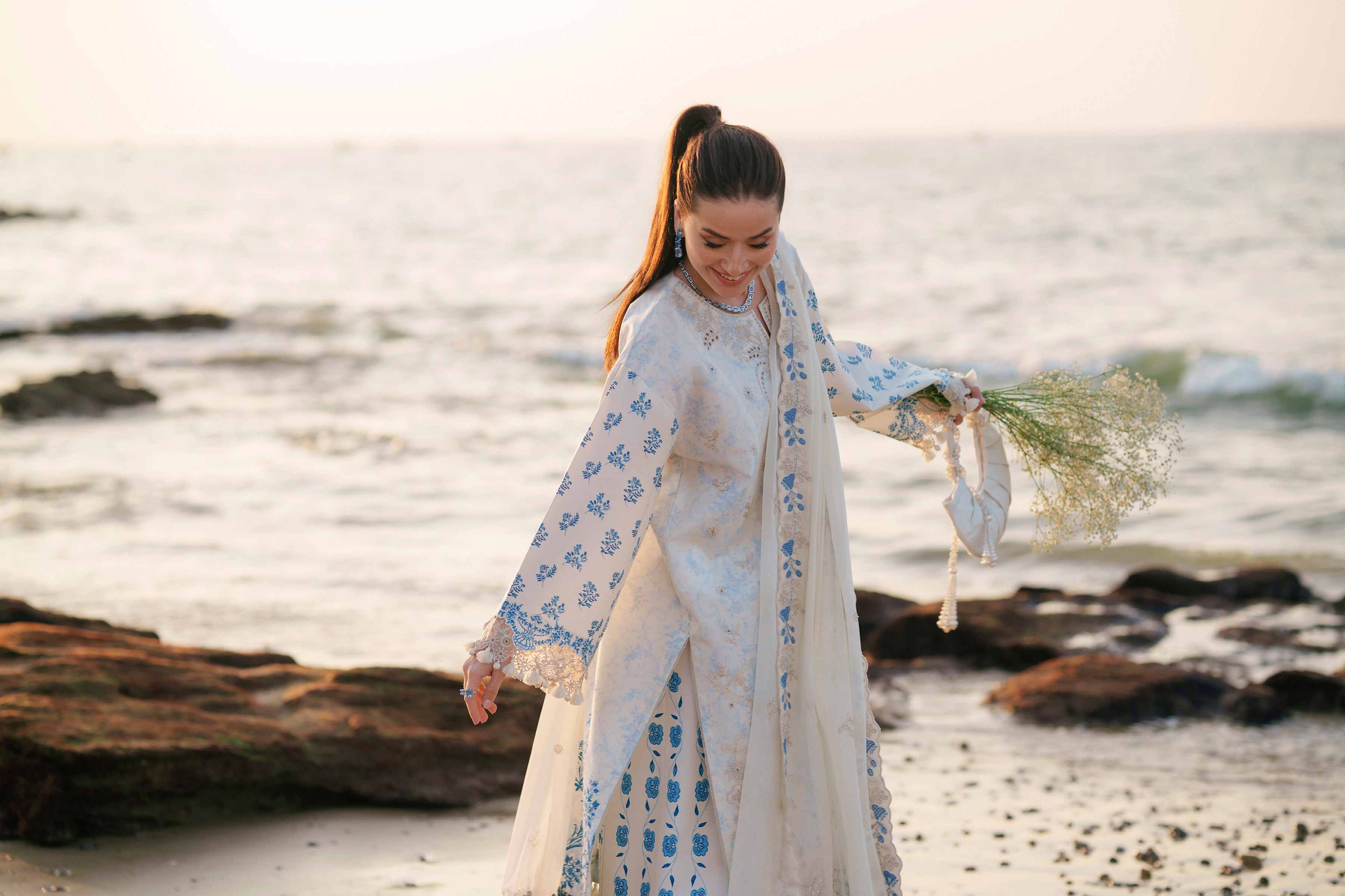3 Piece - Digital Printed Embroidered Suit - 42601385 - Image 7
