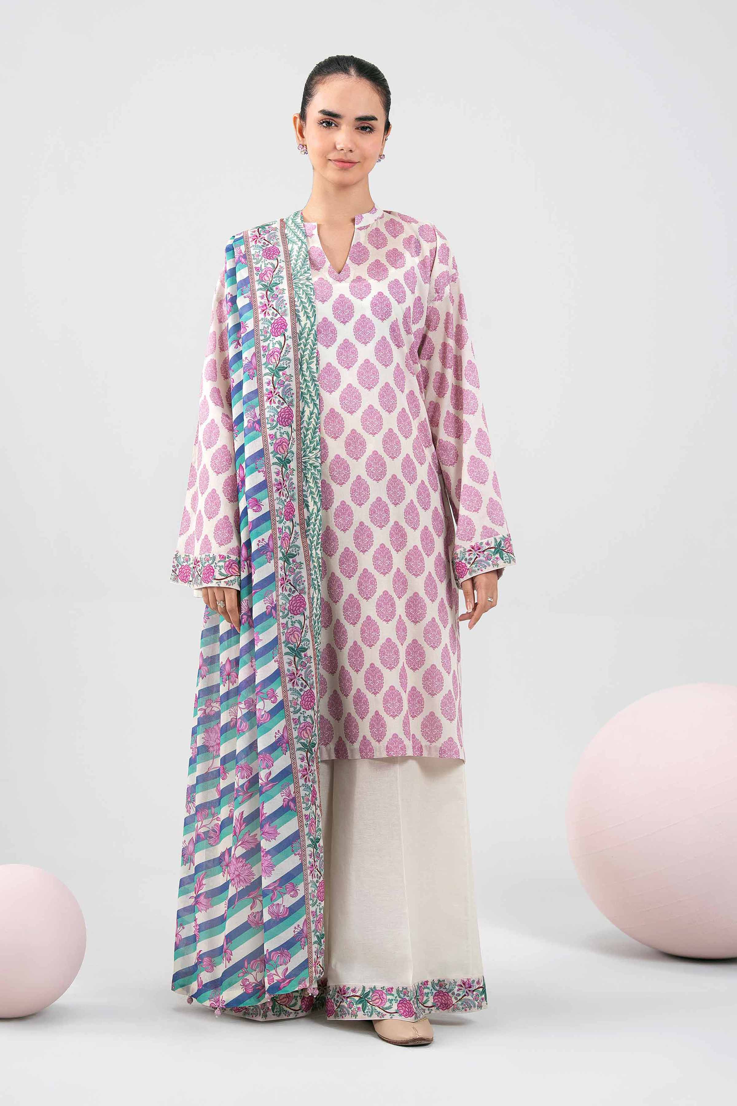 3 Piece - Printed Loose Fabric - 42602402 - Image 2