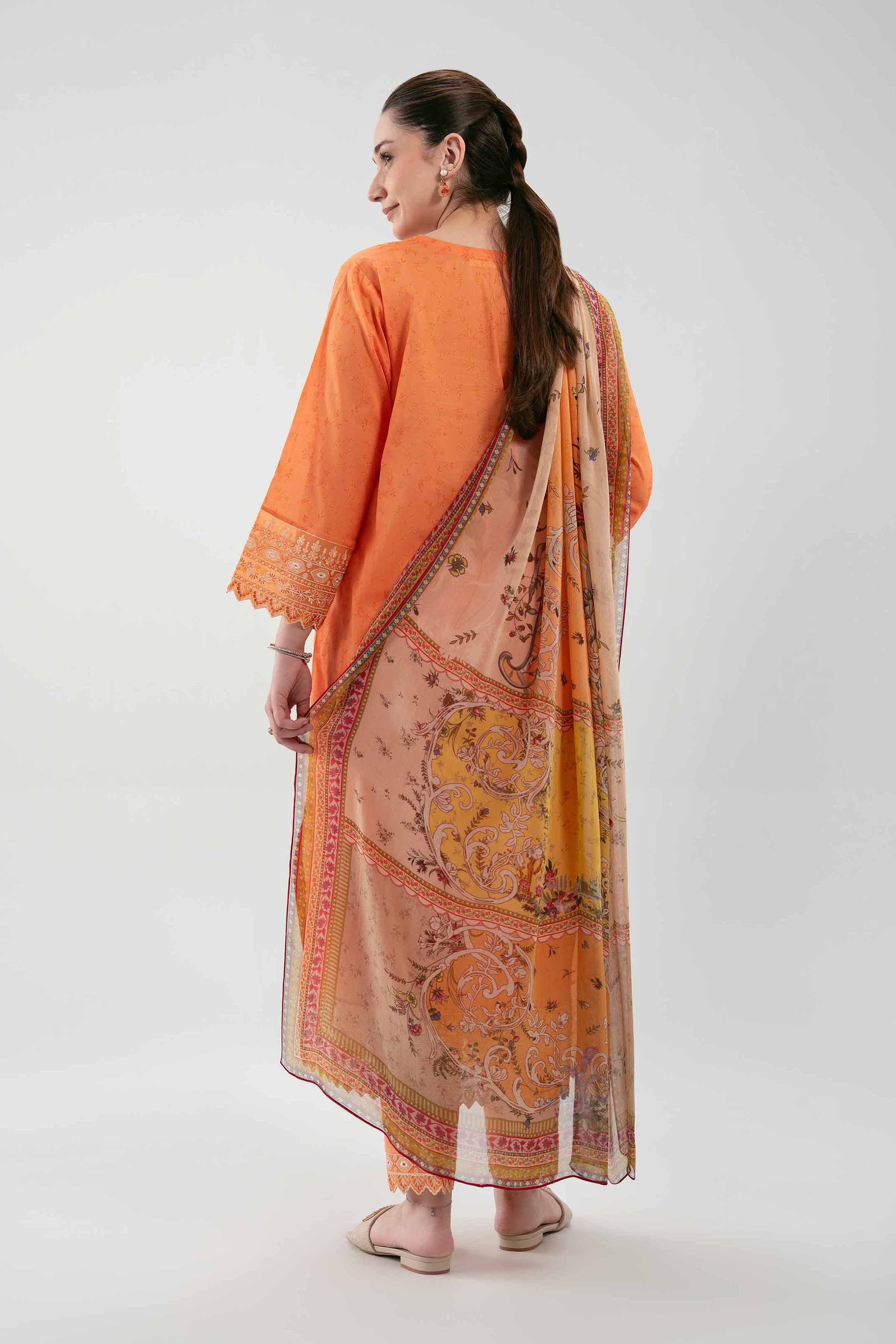 3 Piece - Digital Printed Embroidered Suit - 42619519 - Image 3