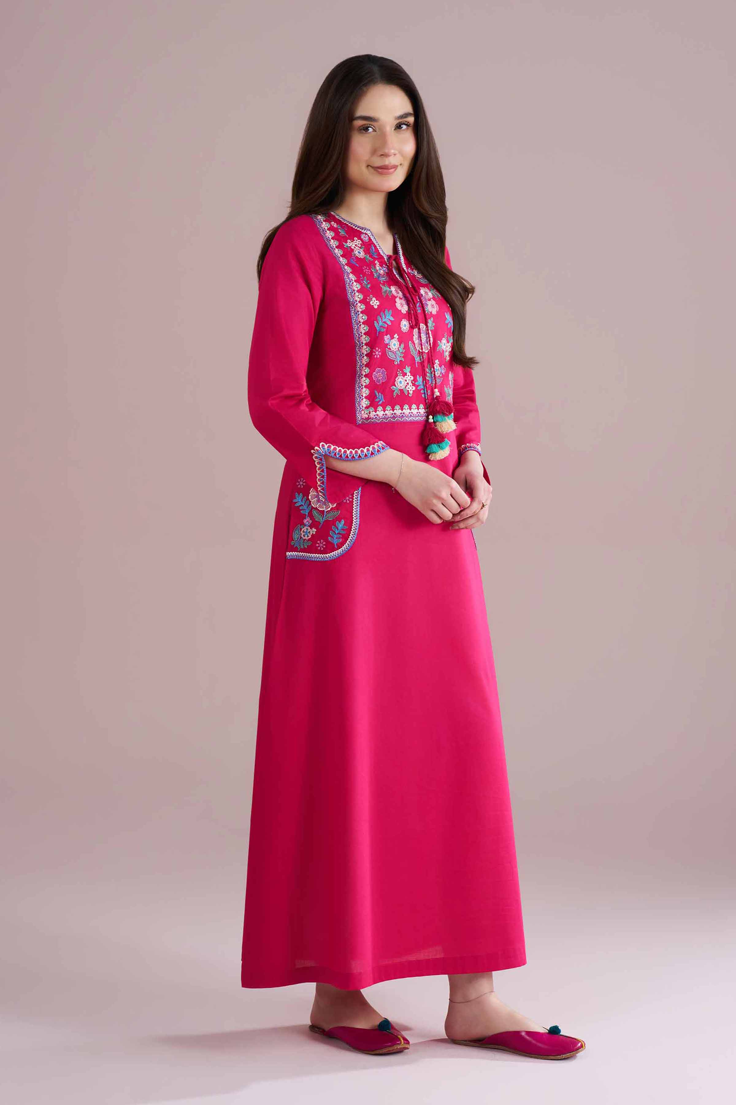 Embroidered Dress - FE26-62 - Image 4