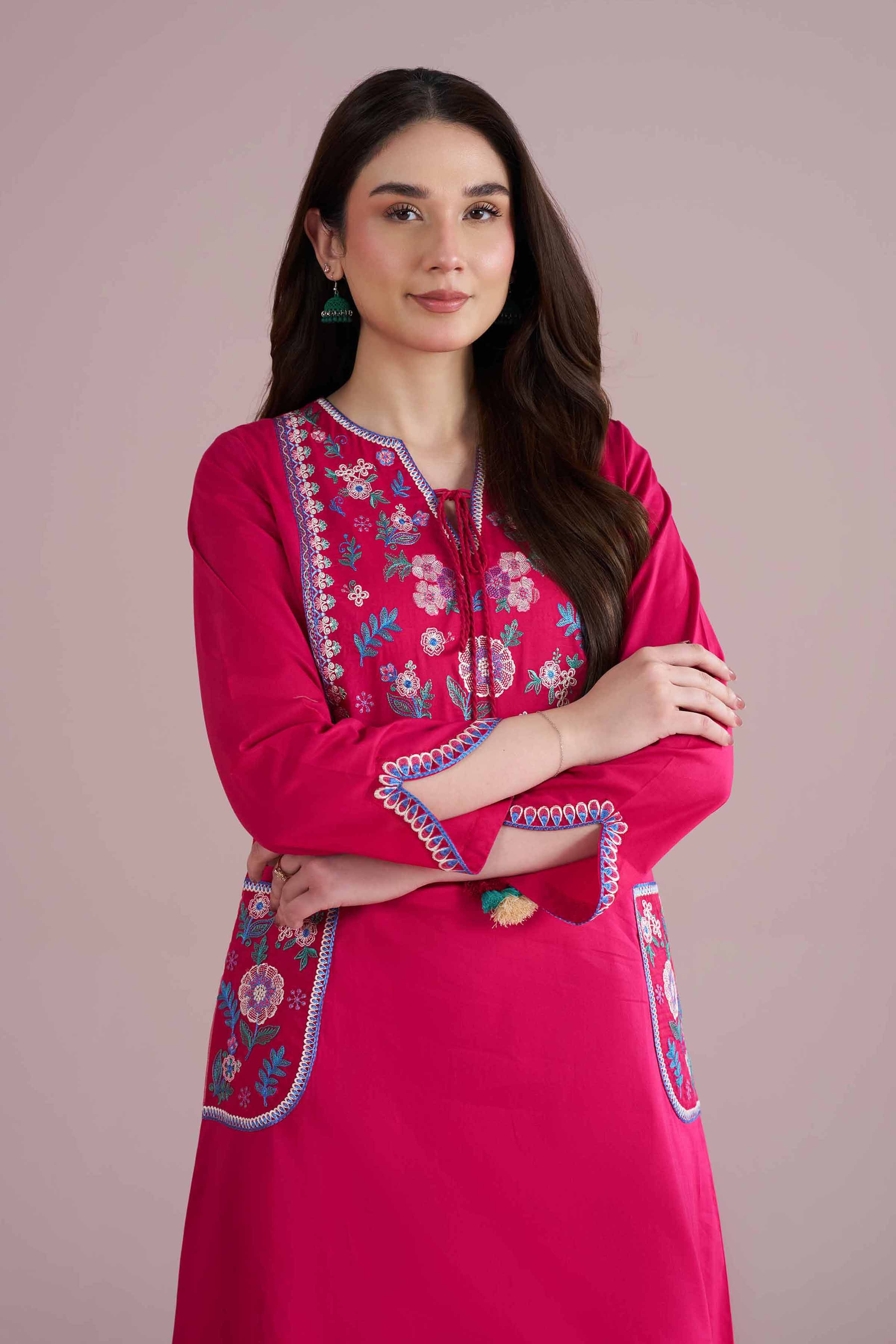Embroidered Dress - FE26-62 - Image 7