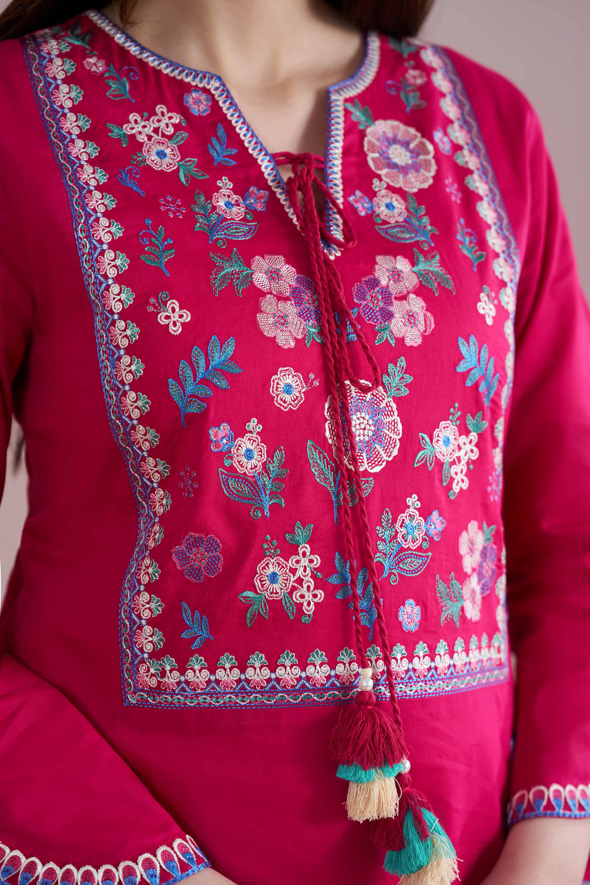Embroidered Dress - FE26-62 - Image 8