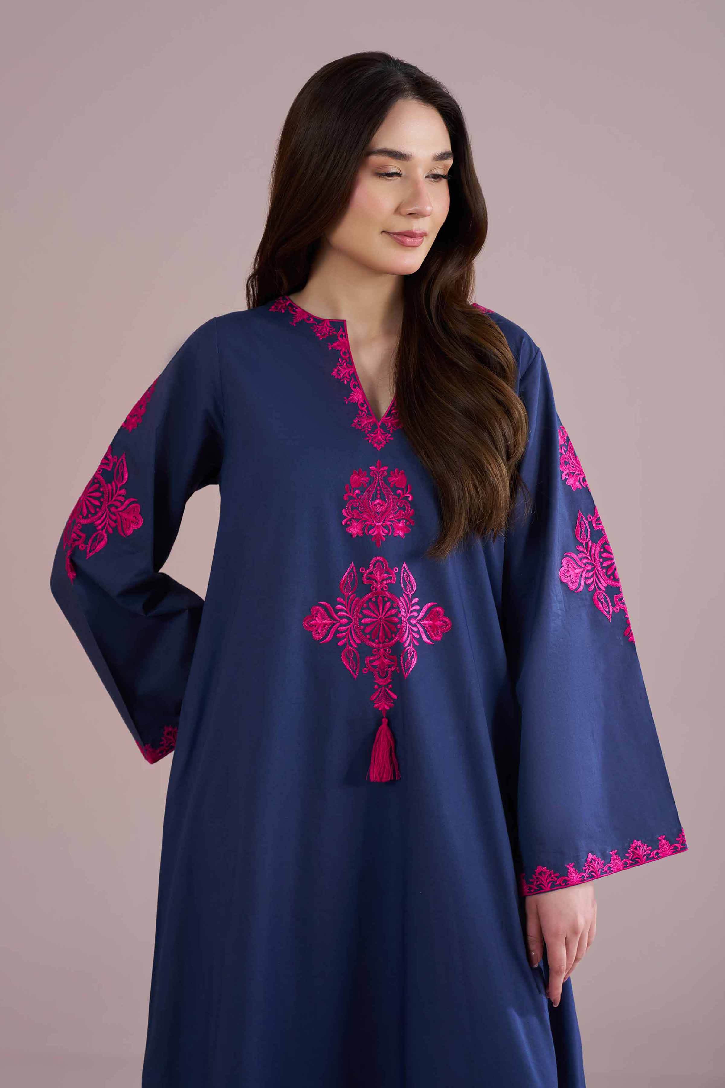 Embroidered Dress - FE26-64 - Image 5