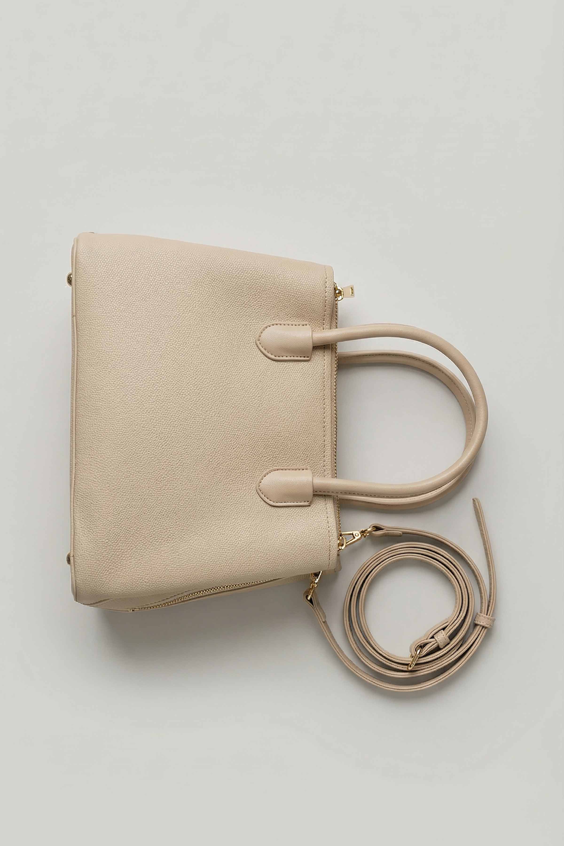 Beige Hand Bag-445702118 - Image 5