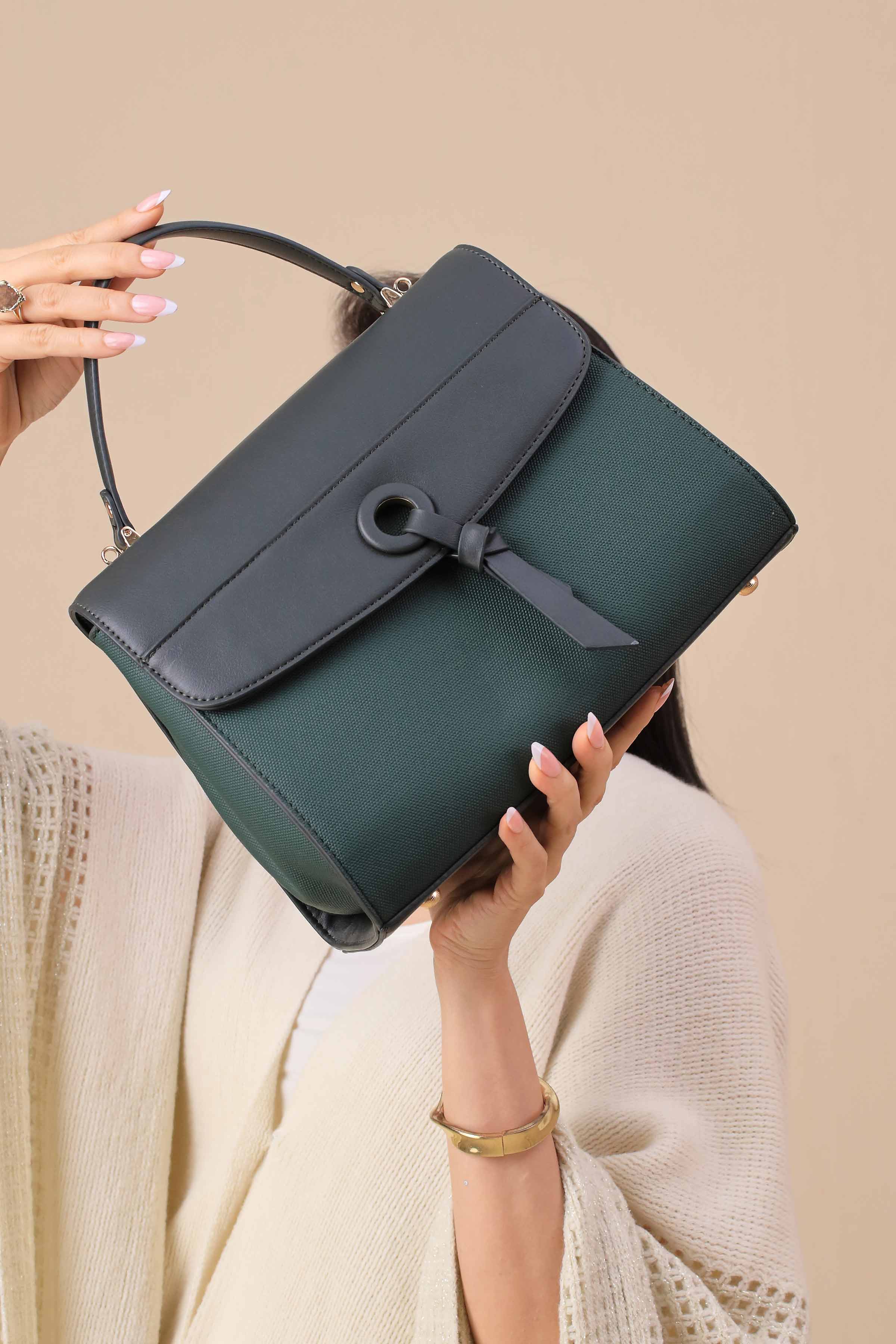 Green Shoulder Bag-445512104 - Image 5