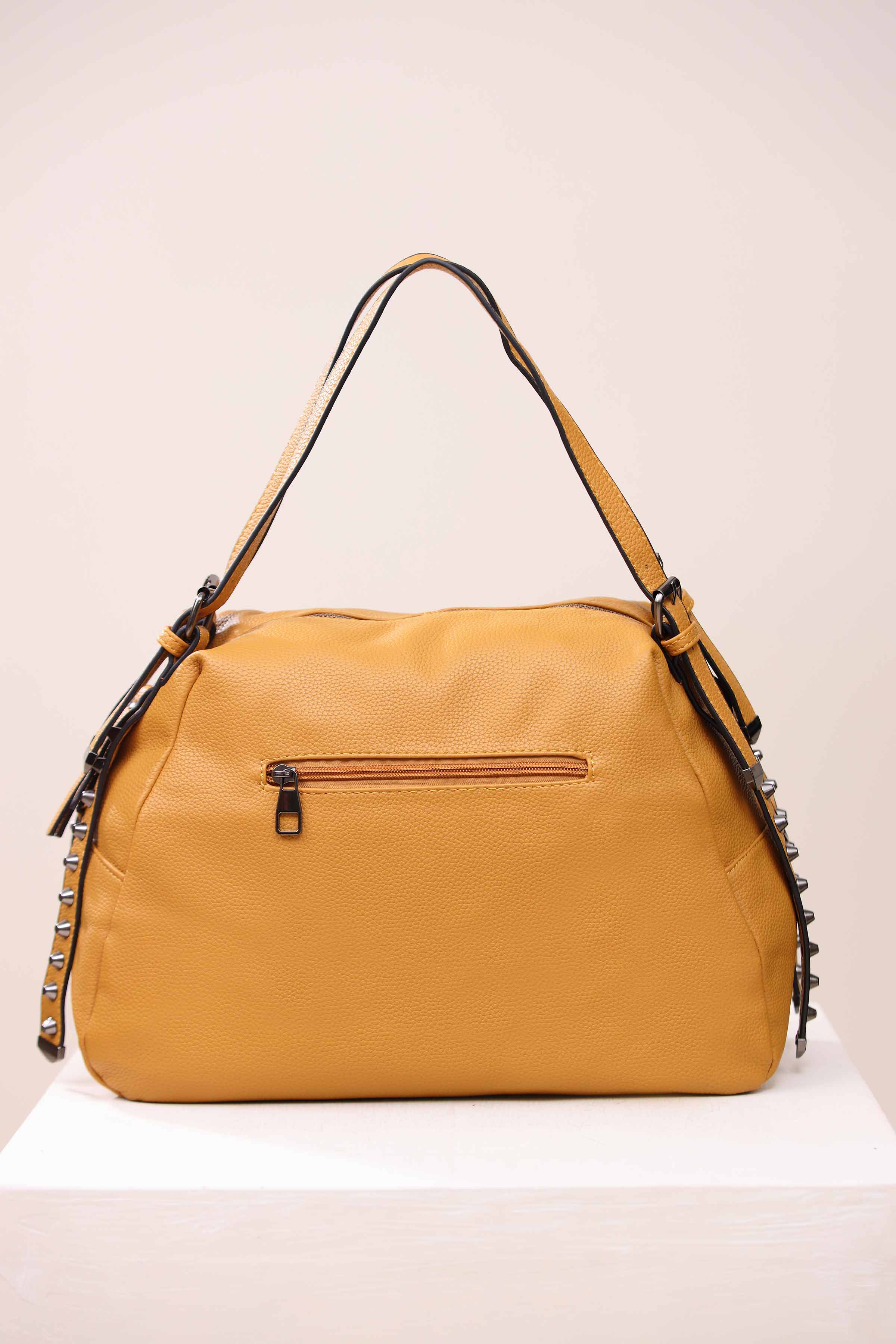Yellow Hand Bag-444292102 - Image 5