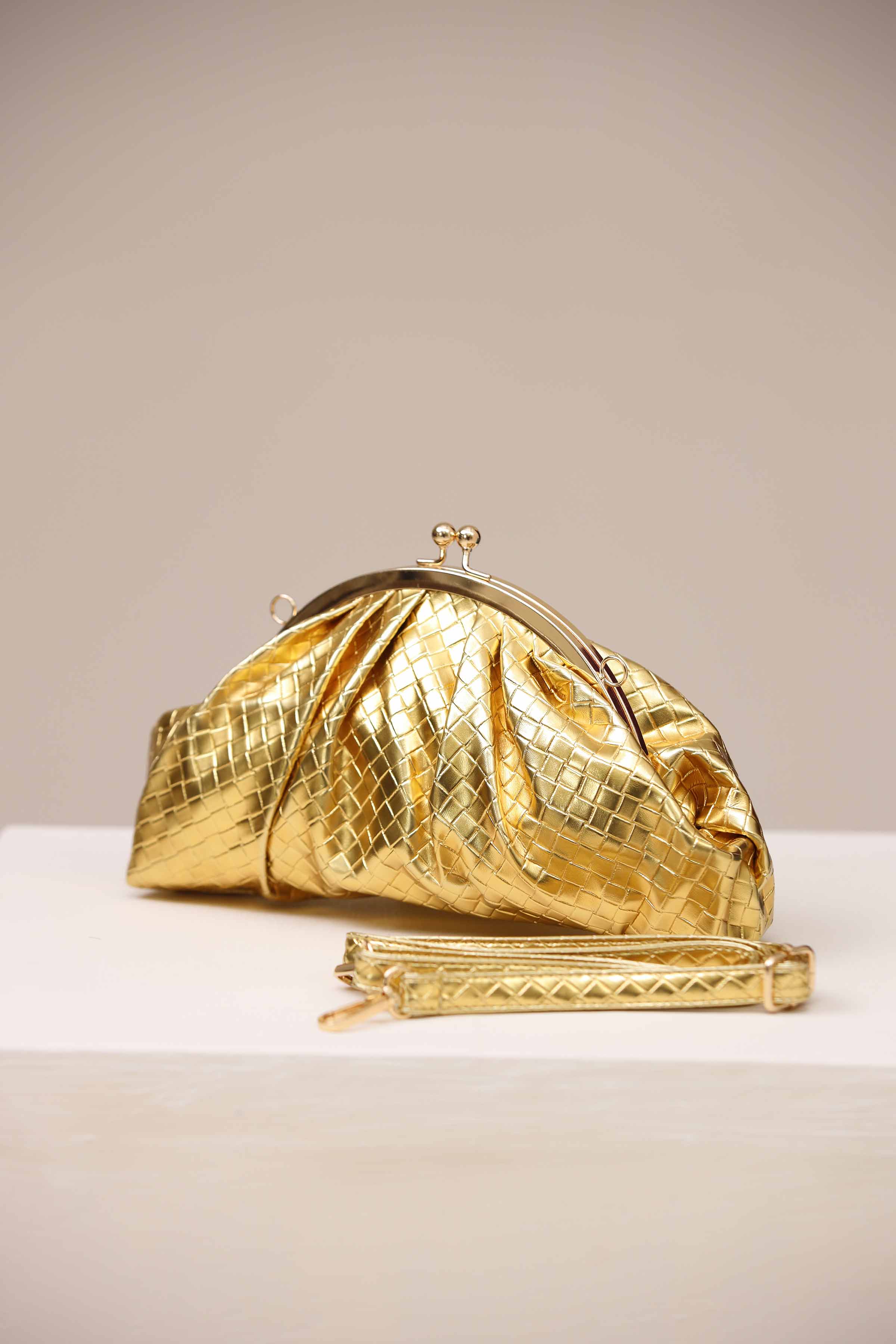 Gold Clutch-444412119 - Image 2