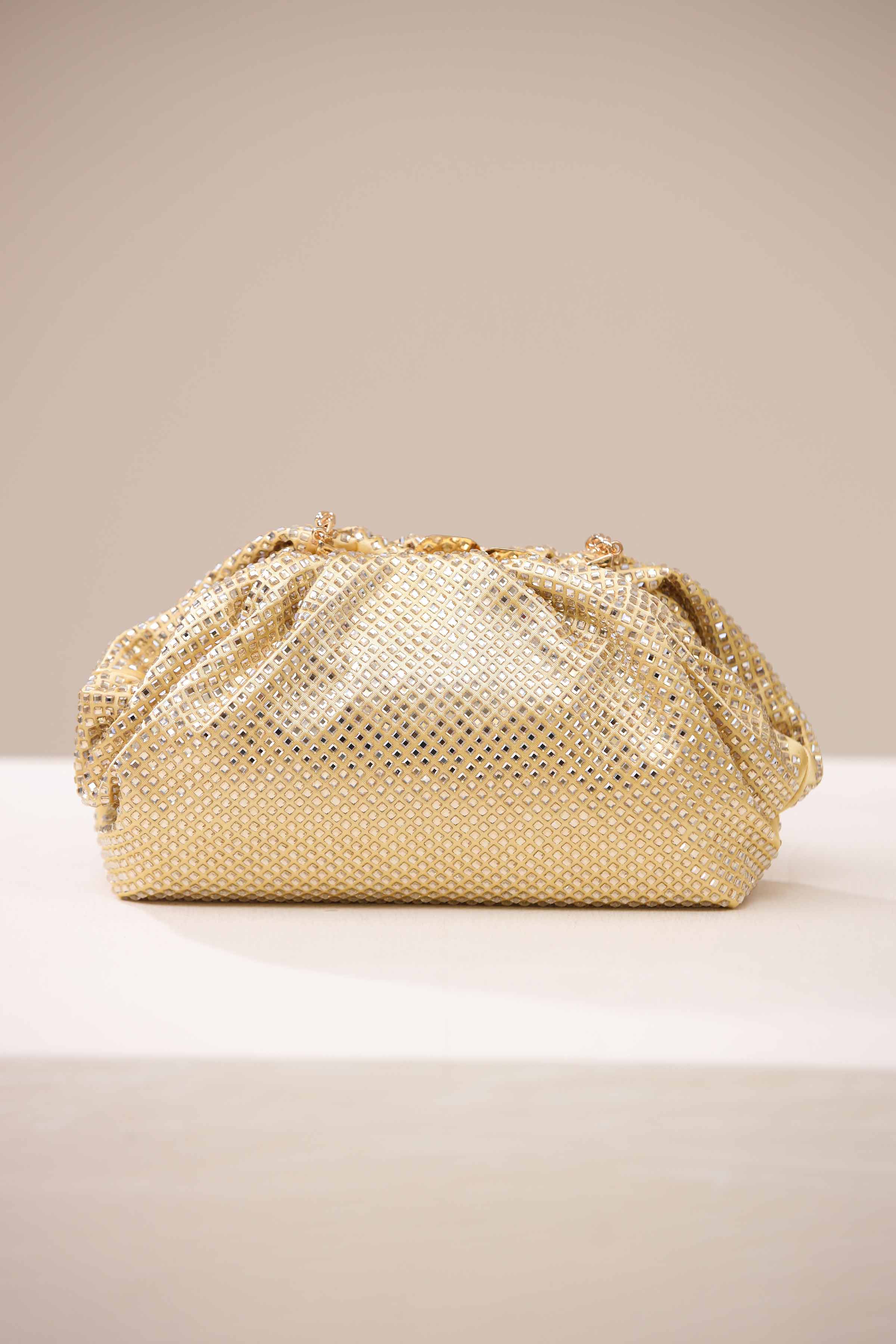 Gold Clutch-444512119 - Image 2