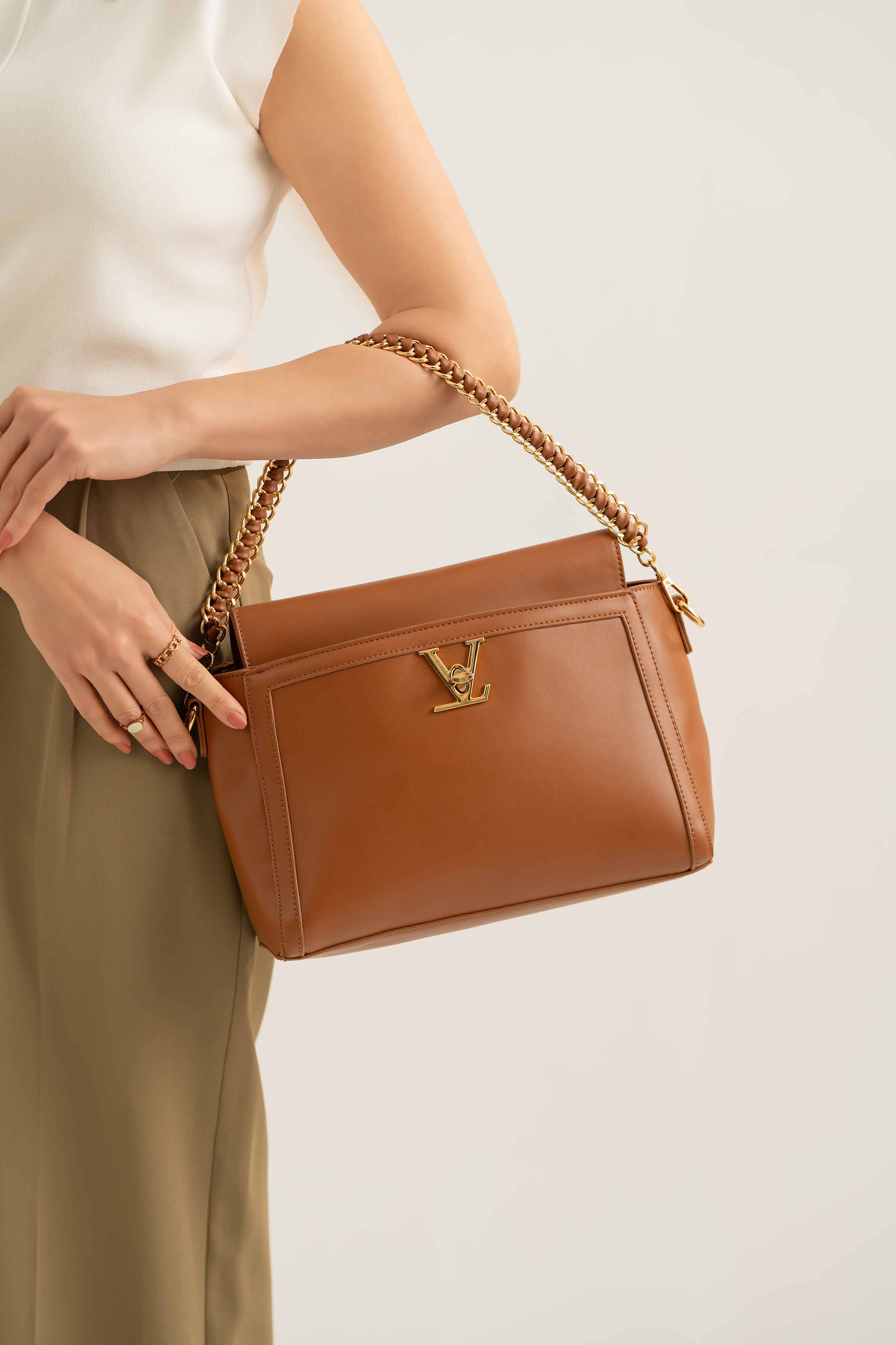 Brown Shoulder Bag-440802113 - Image 2