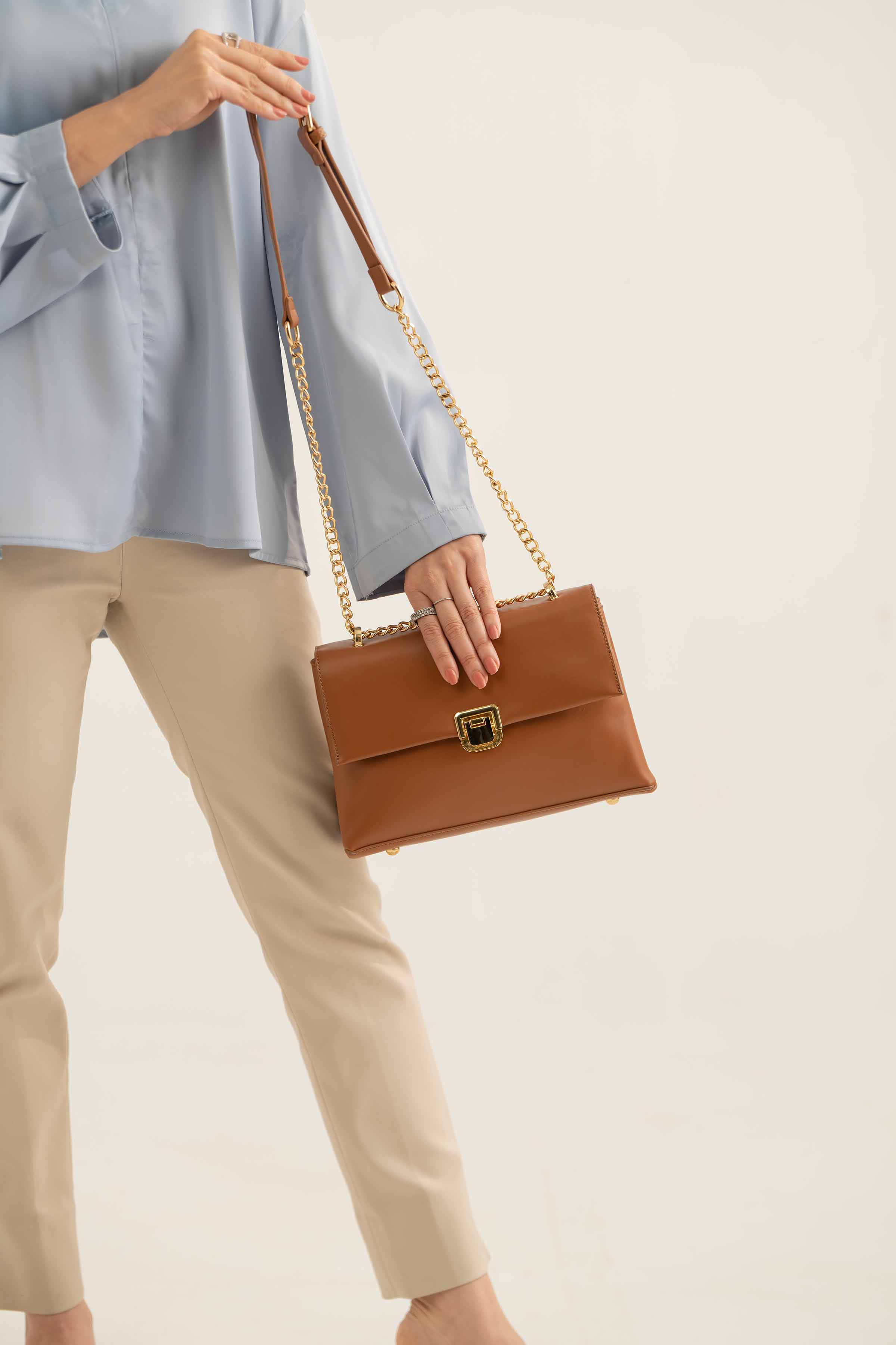 Brown Shoulder Bag-440812113 - Image 2