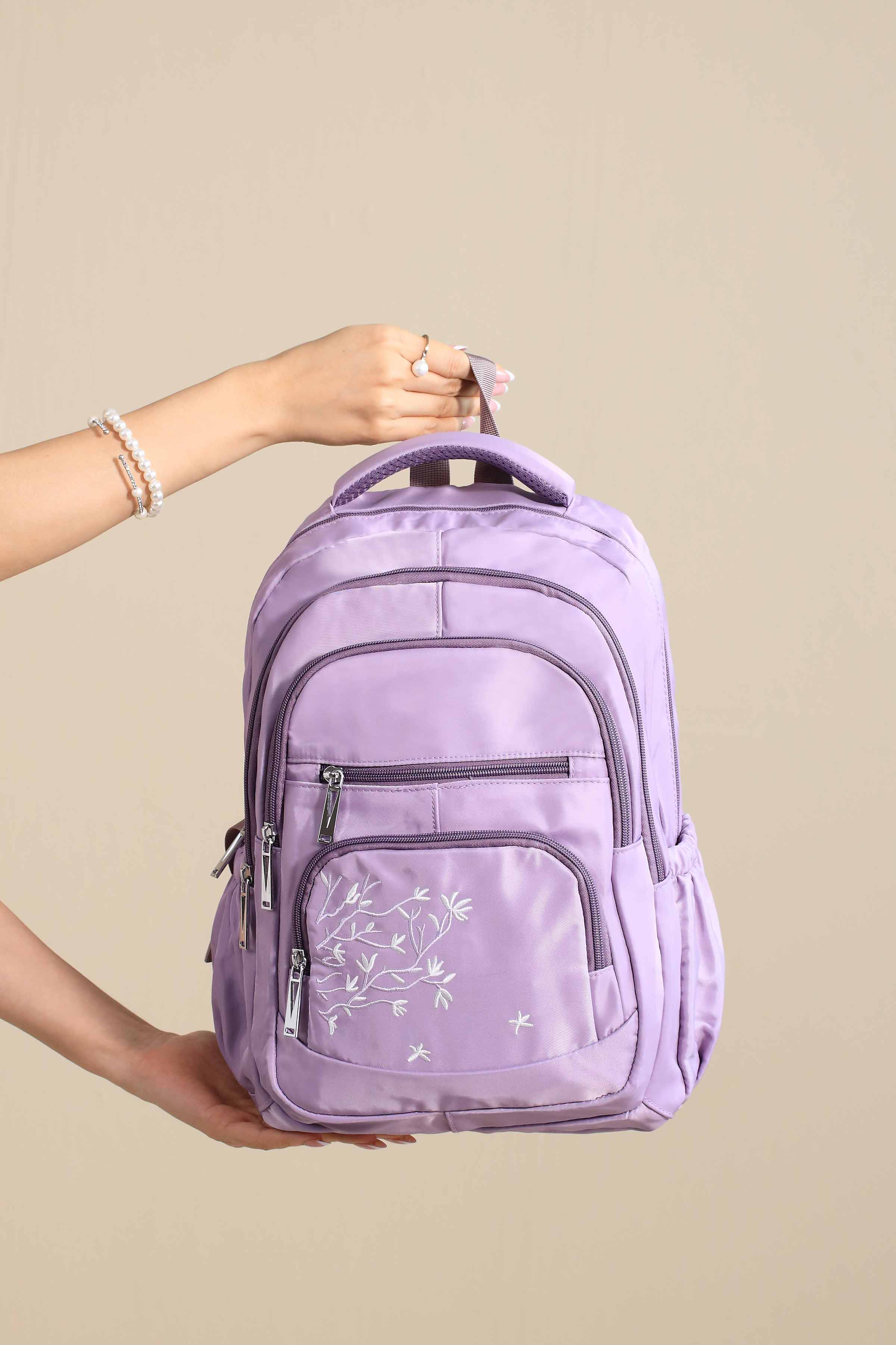 Dark Purple Back Pack-445142109 - Image 3