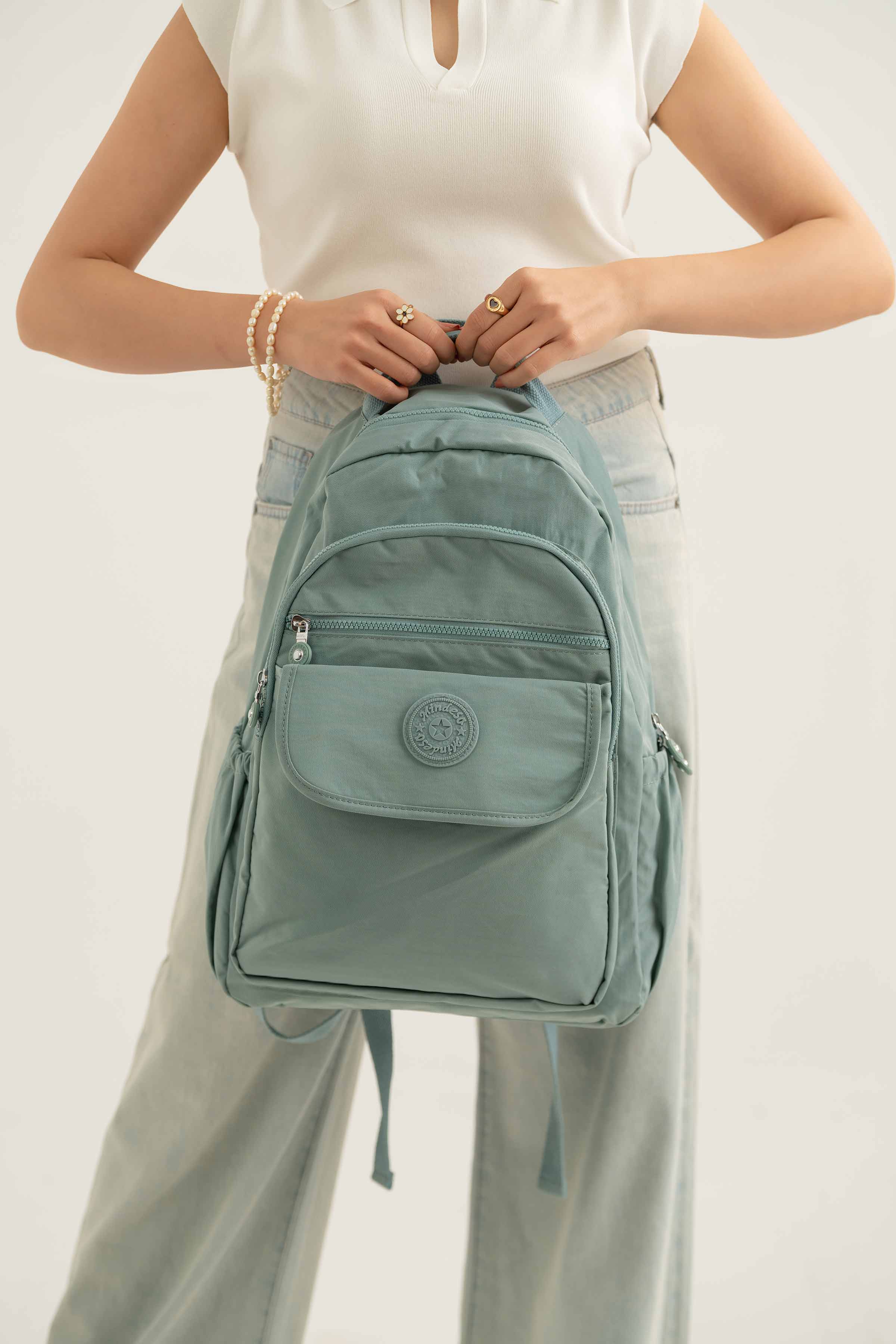 Light Grey Back Pack-441582111 - Image 4