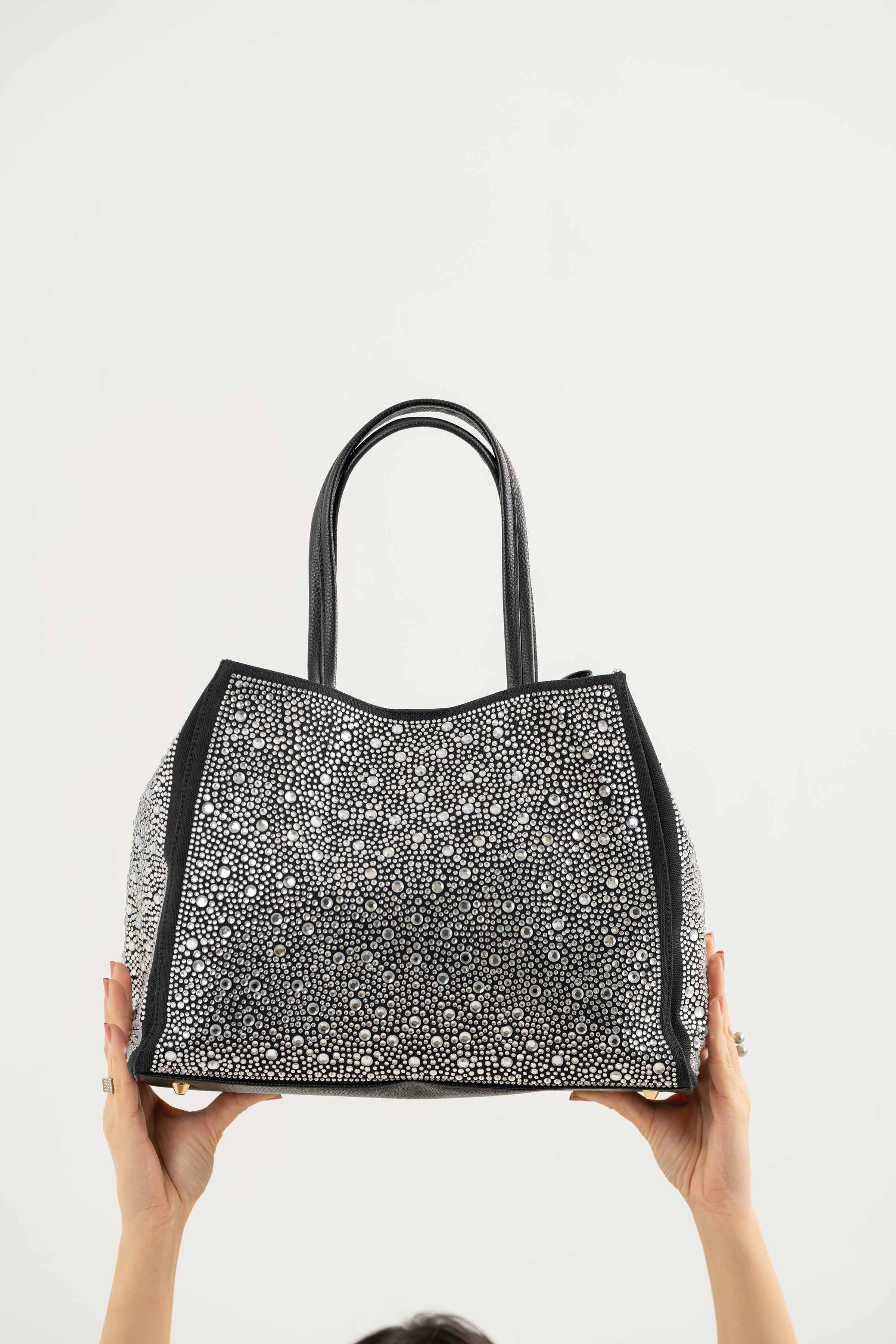 Black Hand Bag-441242120 - Image 2
