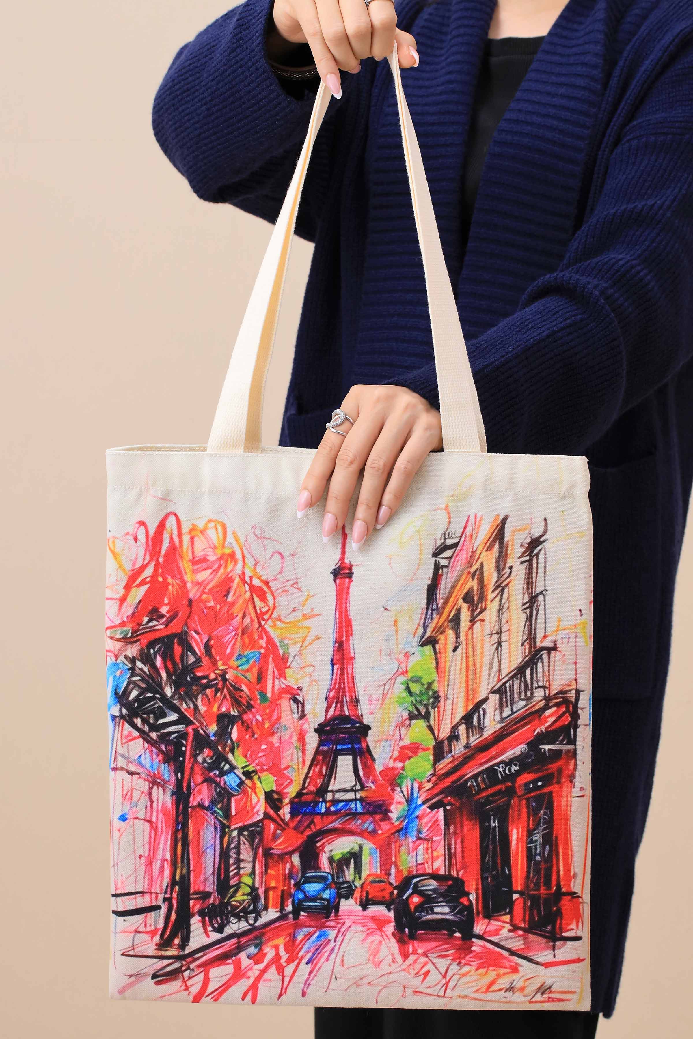 Pink Fabric Bag-443812105 - Image 3
