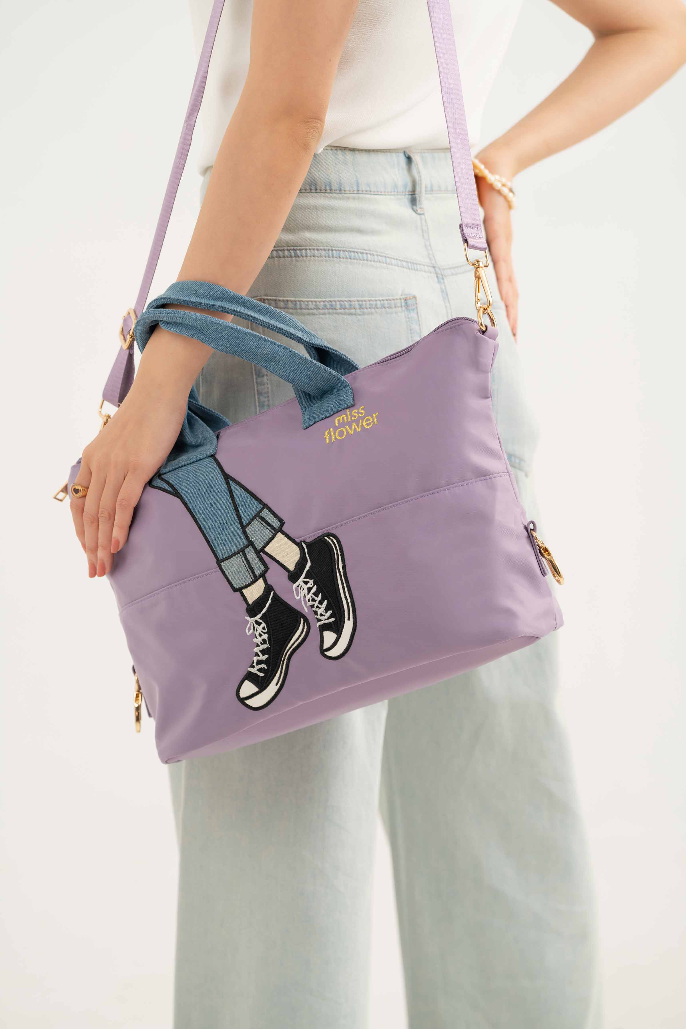 Purple Shoulder Bag-440852109 - Image 2