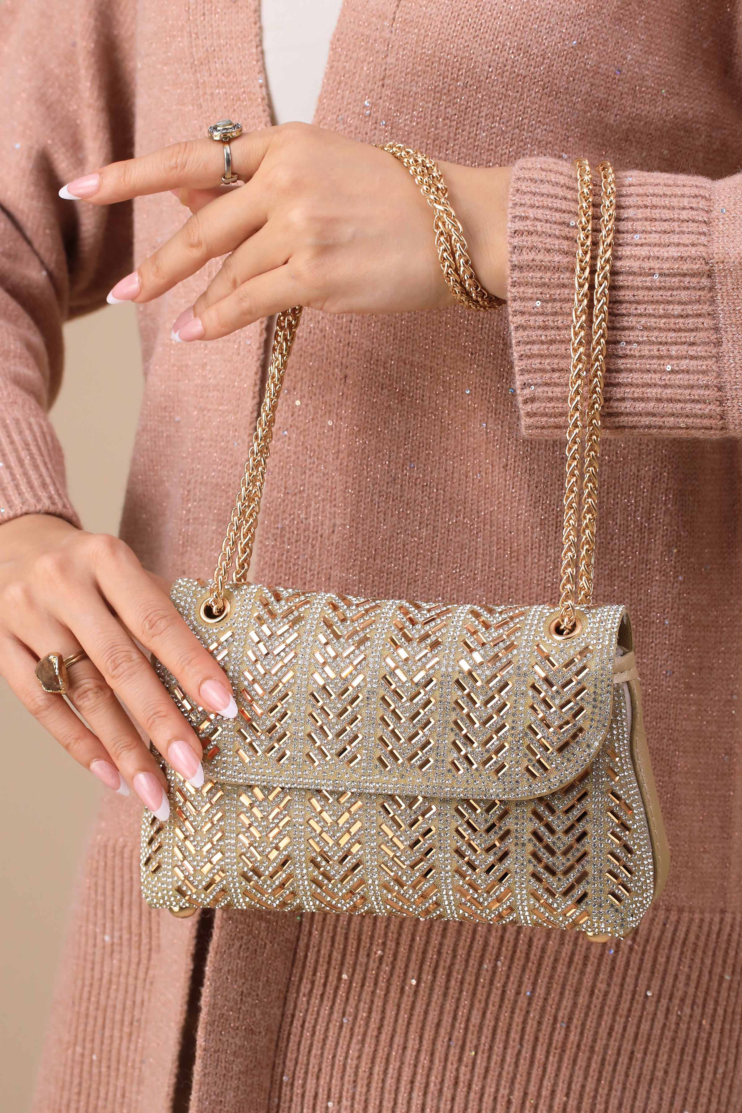 Gold Clutch-444282119 - Image 3