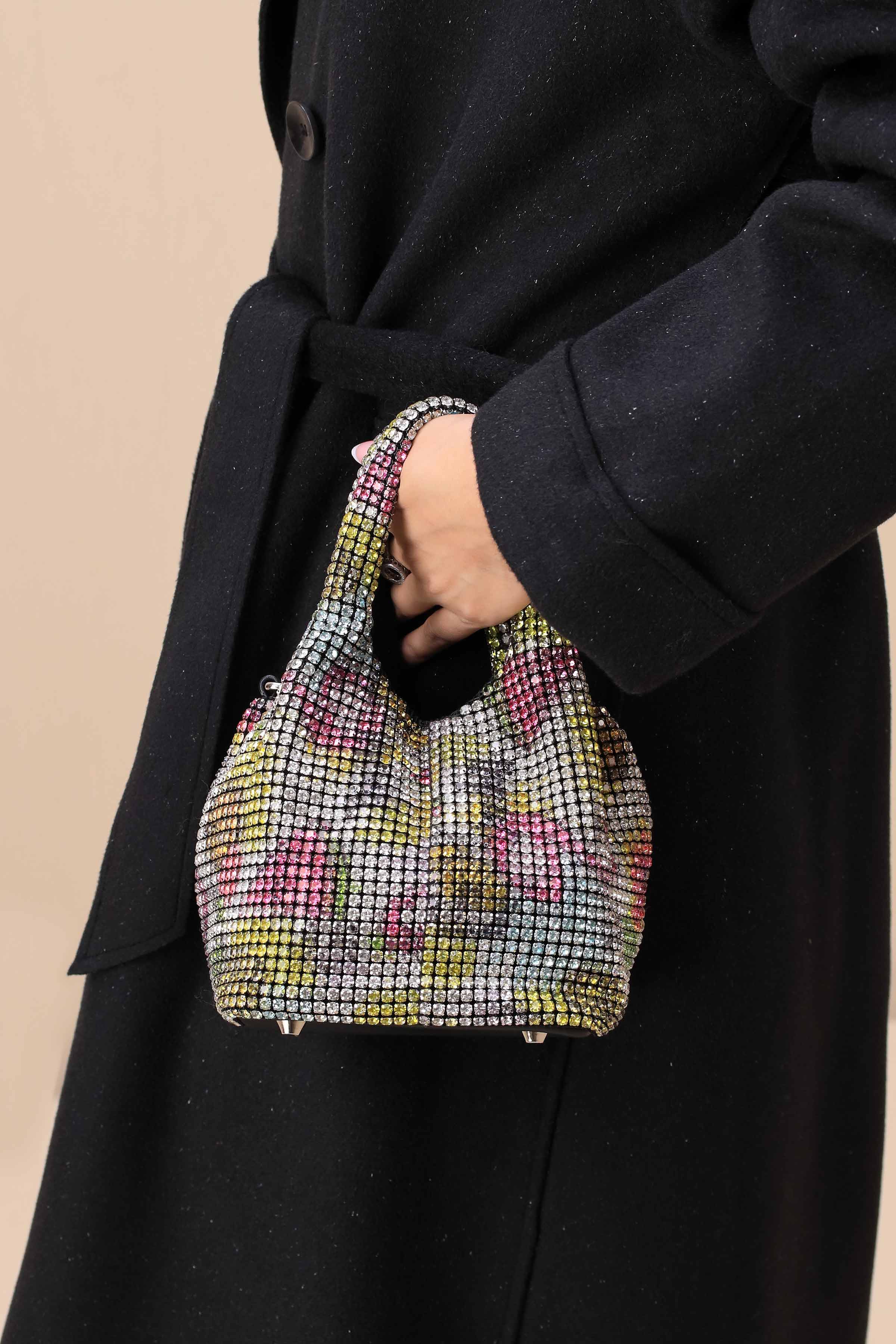 Silver Yellow Clutch-444182102 - Image 6