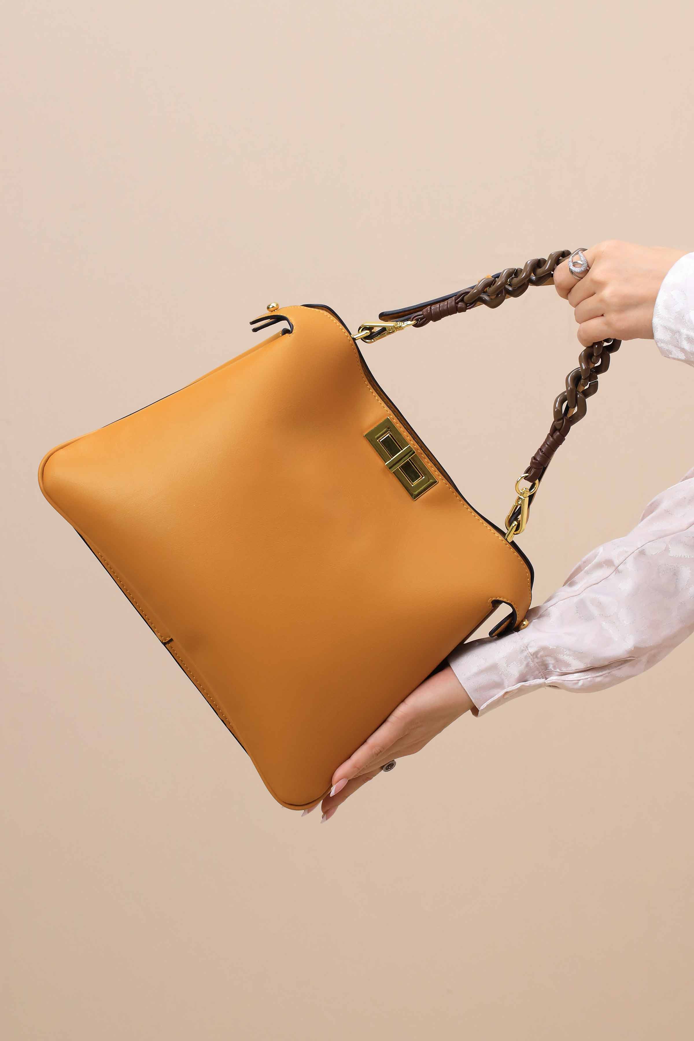 Yellow Shoulder Bag-445462102 - Image 6
